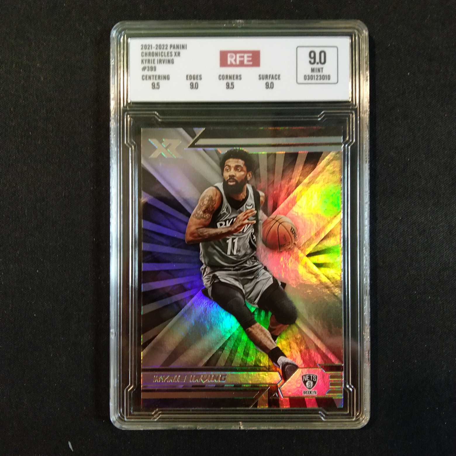 2021-22 Panini Chronicles Kyrie Irving 评级卡 编年史 欧文 篮网 实卡精美稀有 错过后悔 投资收藏必备 (卡品如图，请看清再拍！)