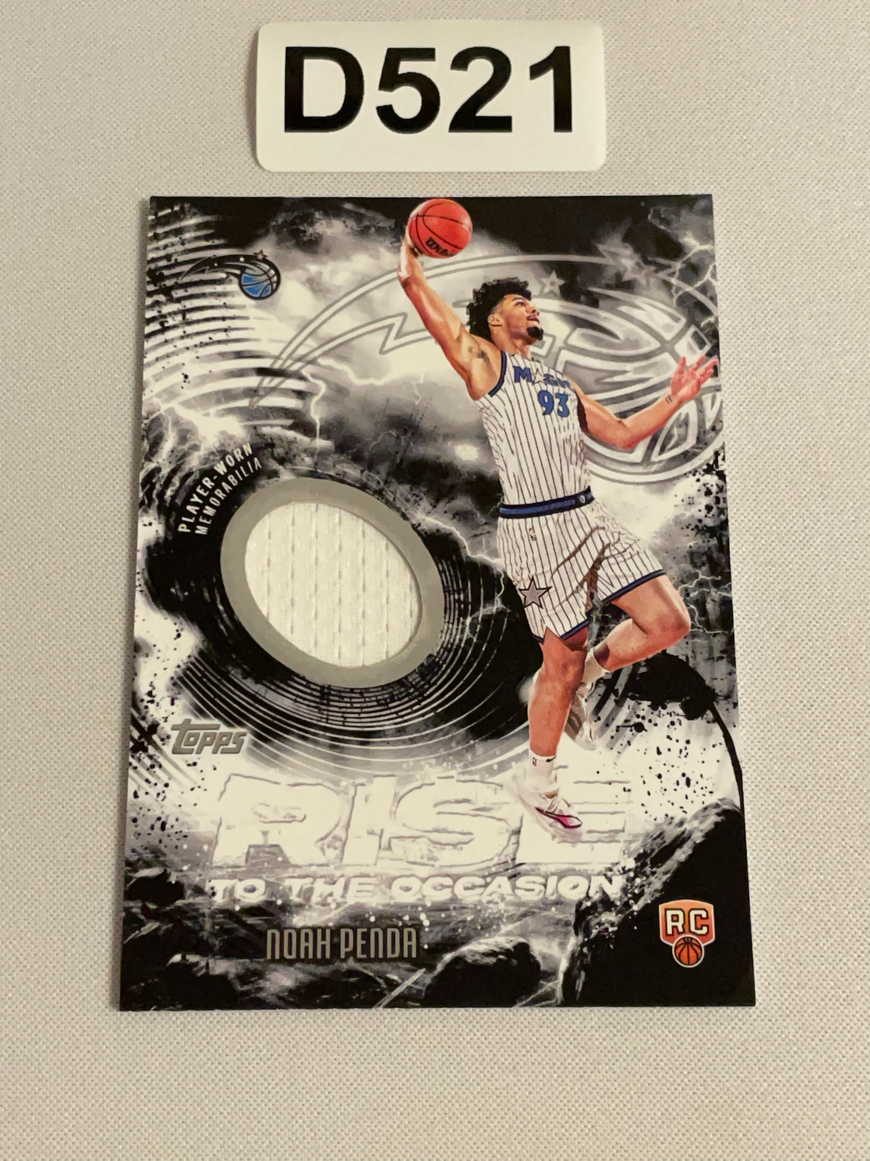 【天龙球星卡】WTX 2025-26 TOPPS FLAGSHIP 魔术 诺阿彭达 新秀球衣卡 RC实物卡