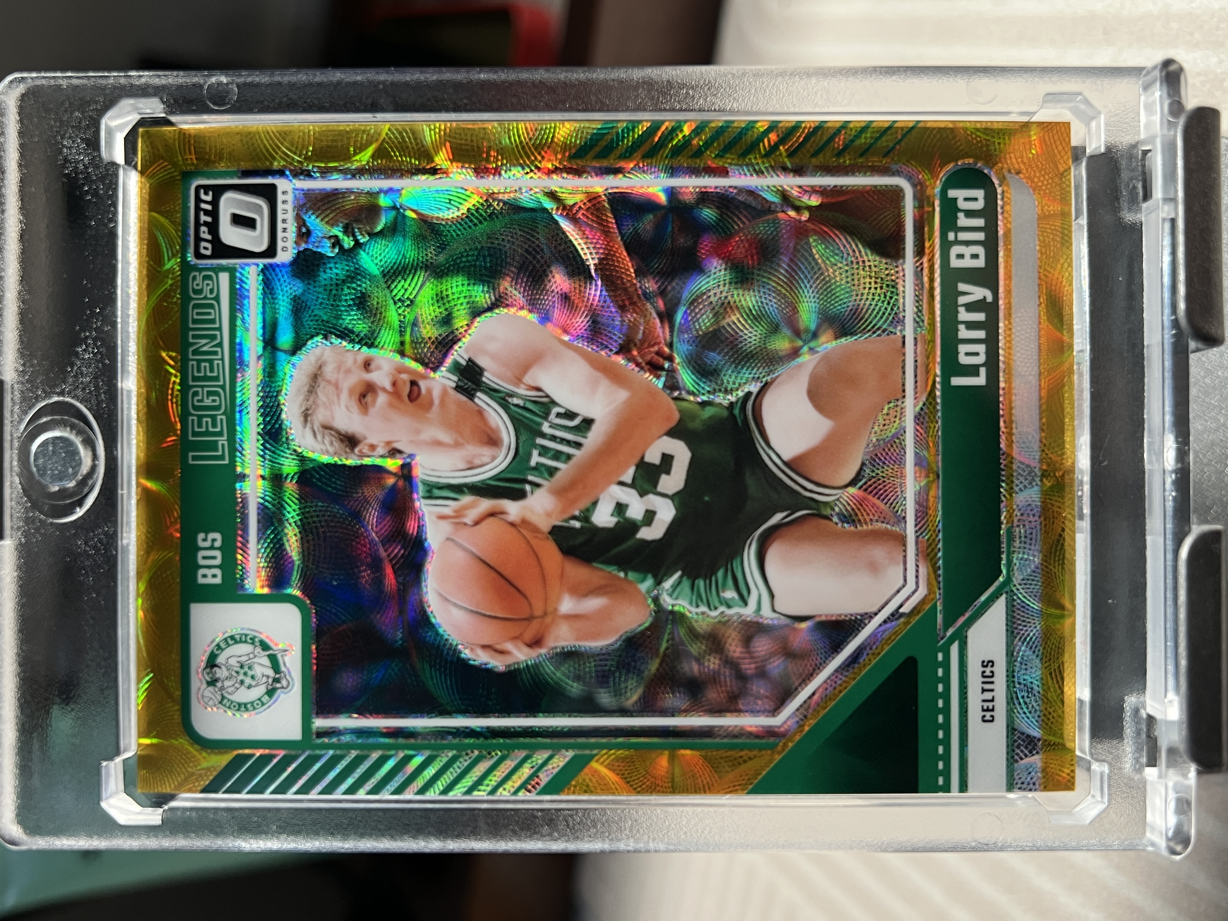 2024-25 Panini Optic Larry Bird 拉里伯德 大鸟 爆金 金圈圈折 传奇 波士顿凯尔特人队 04/10编