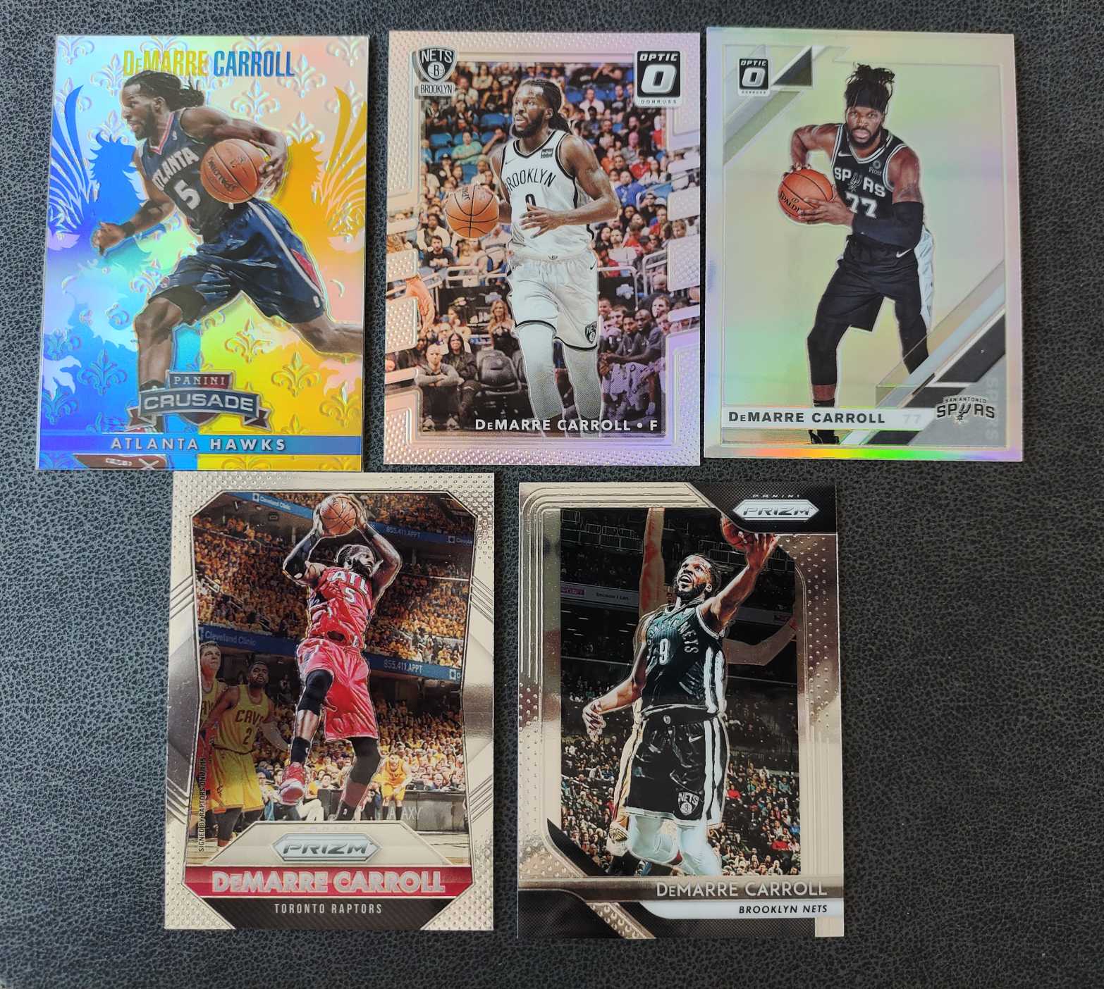 篮网队 老鹰队 德马雷 卡罗尔 DeMarre Carroll 5张打包