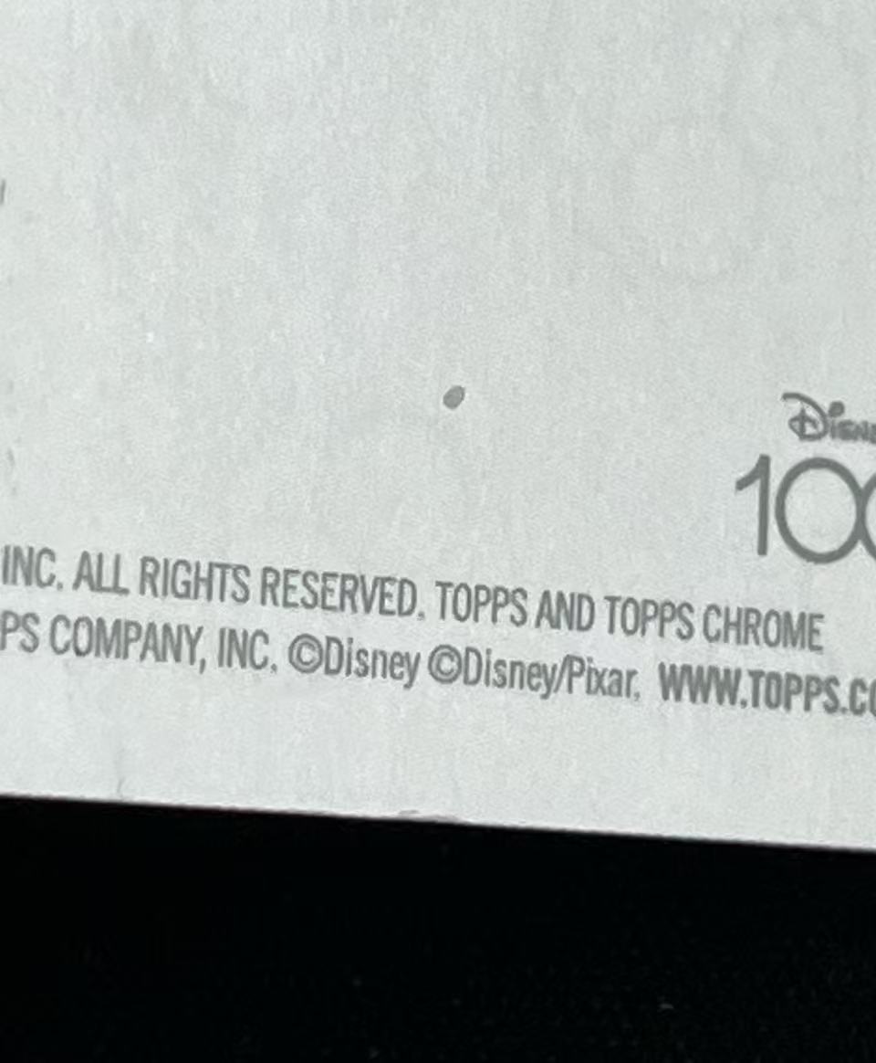 【长安代卖 截标预付80%】2023 Topps Chrome Disney 迪士尼 100周年 元年 TC 迪士尼 Stitch 史迪仔 史迪奇 星际宝贝 正银折 折射 实卡好看 收藏必备 微瑕看大图 第二张【爆金米奇】(S)(J)