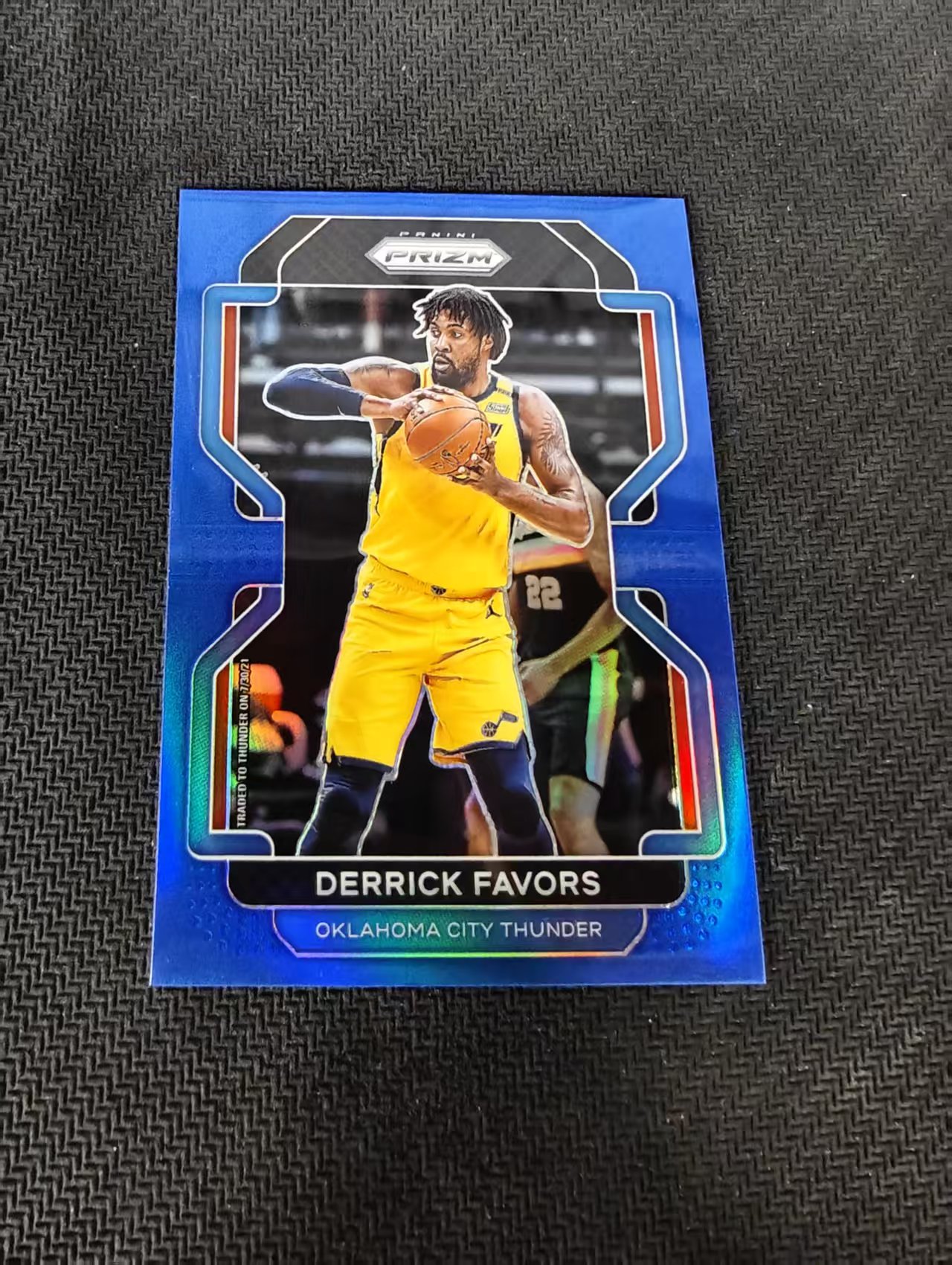 【可合并,不累计】2021-22 Panini Prizm Derrick Favors 德里克 费沃斯 雷霆 PZ 蓝折 199编