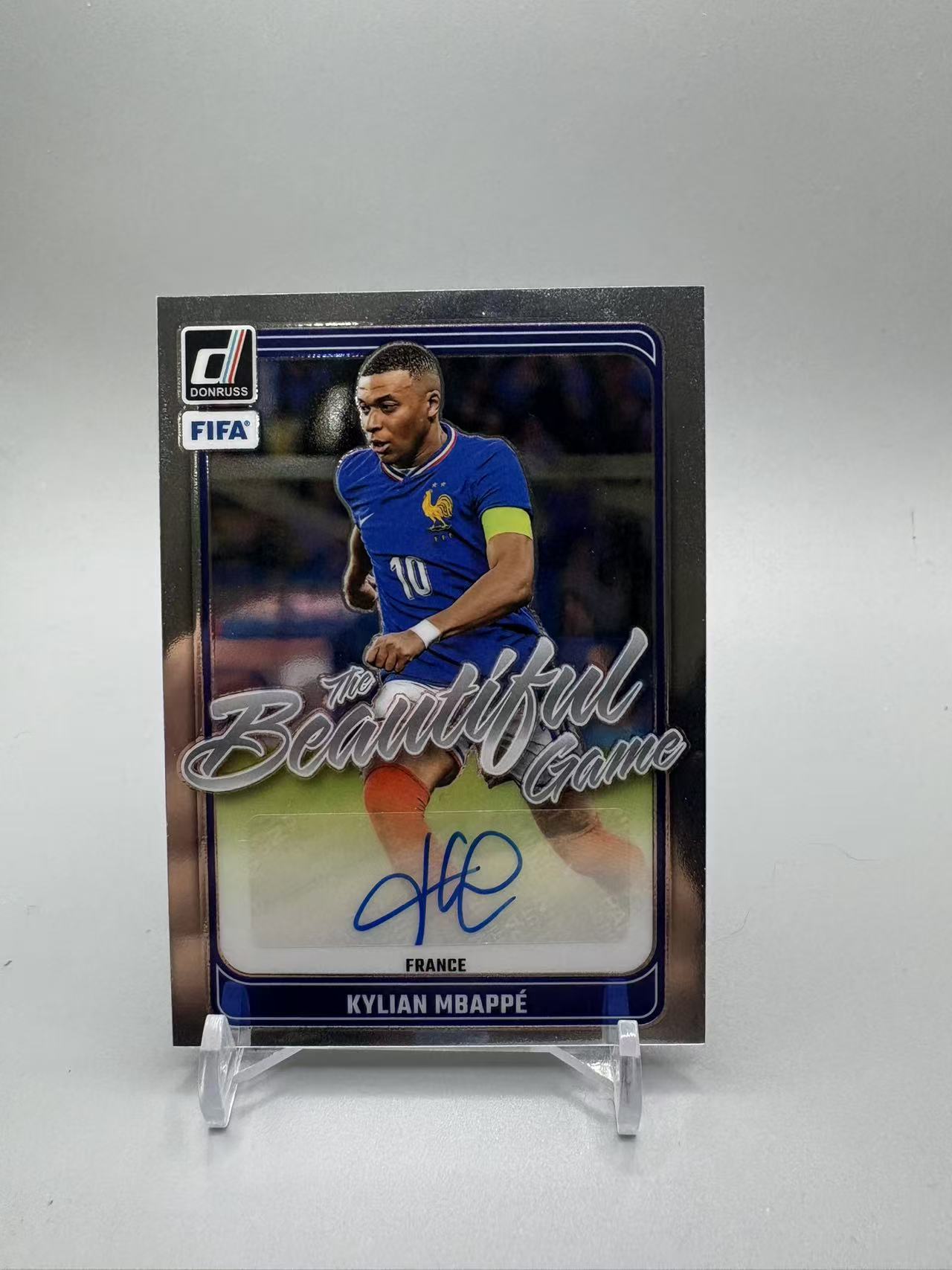 2024-25 Panini Donruss Kylian Mbappe 【灰灰代拍】全新 杜蕾斯 法国 姆巴佩 美丽比赛签 签字 皇马 A签 鼠