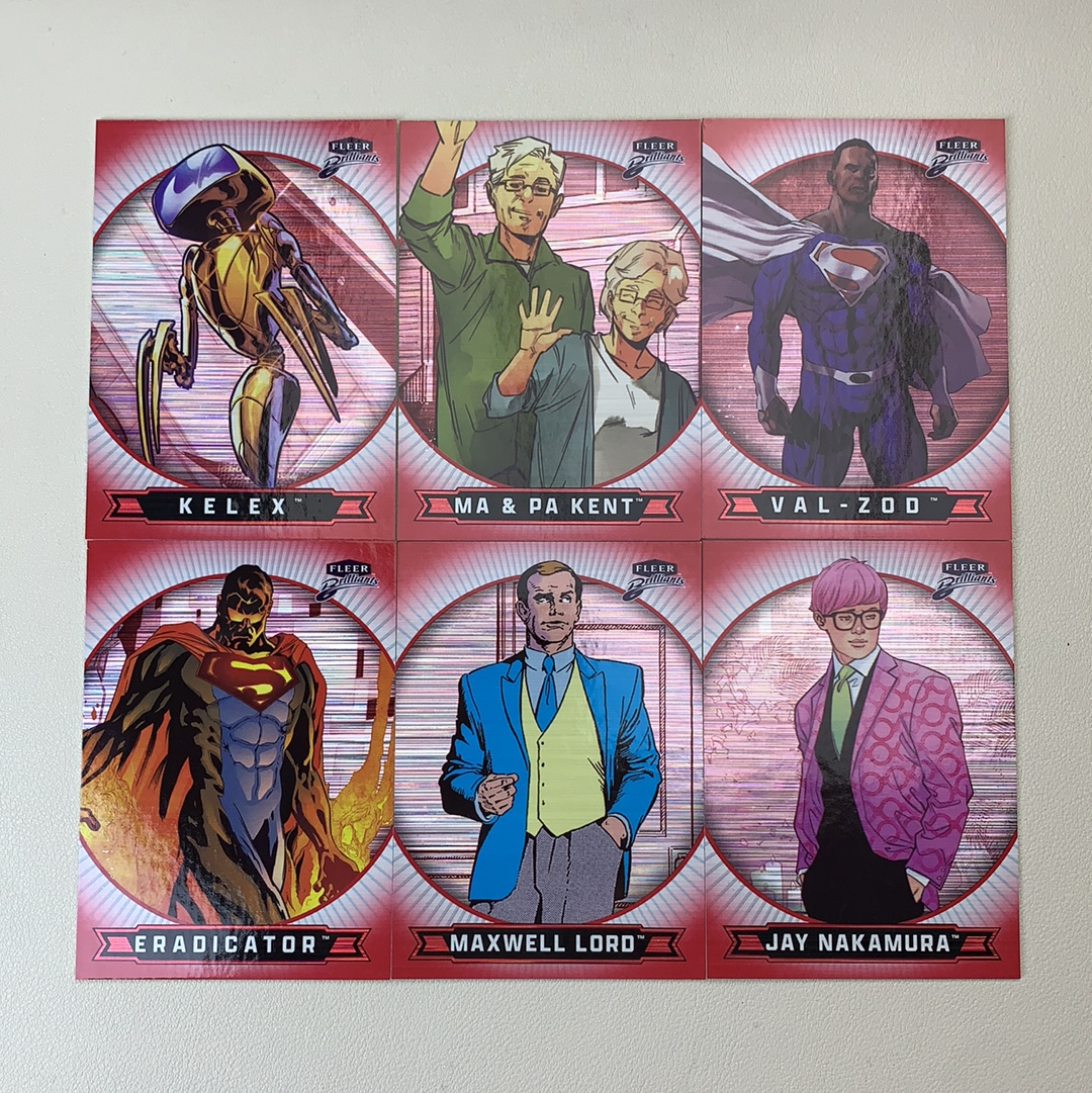 【弈卡代拍】2025 Upper Deck 漫威 fleer DC Superman DC超人系列 超人特卡 红折 折射 闪卡 6张 打包 1938编 品相如图 凑套必备 Mito