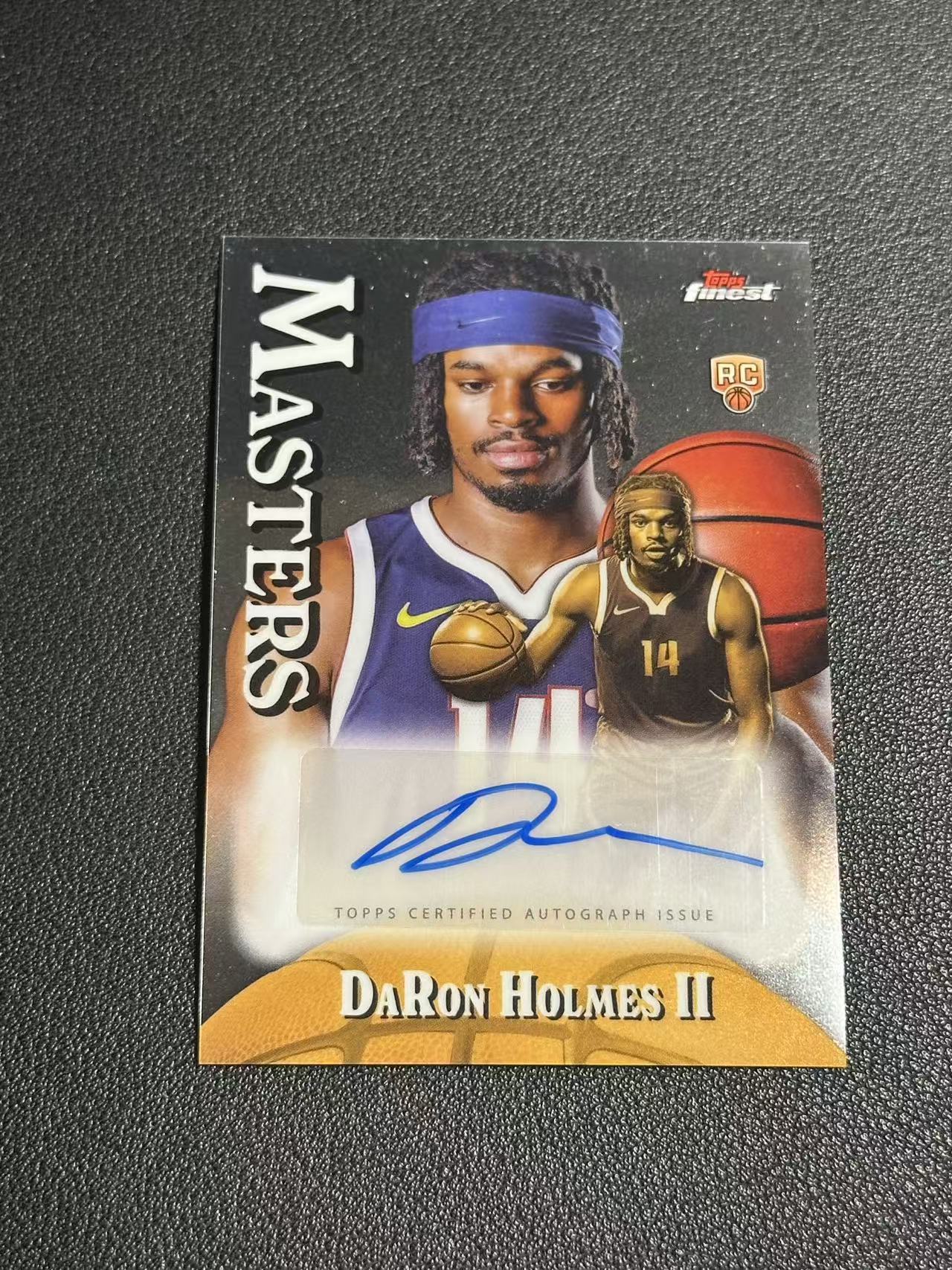 2024-25 Topps Finest DaRon Holmes II RC 【欧卡体育】新秀 达龙 霍姆斯 签字 masters 大师签 掘金 卡品如图(reject)