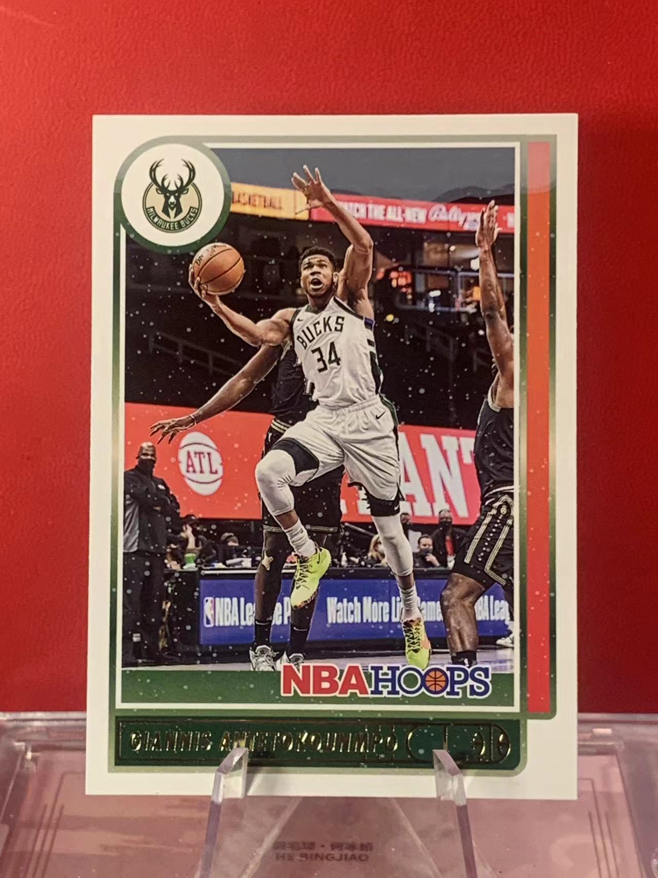 （老末精品代拍) 2021-22 Panini Hoops Giannis Antetokounmpo 扬尼斯 阿德托昆博 字母哥 雄鹿队 热门球星  顺丰寄付 两小号可合并 x01