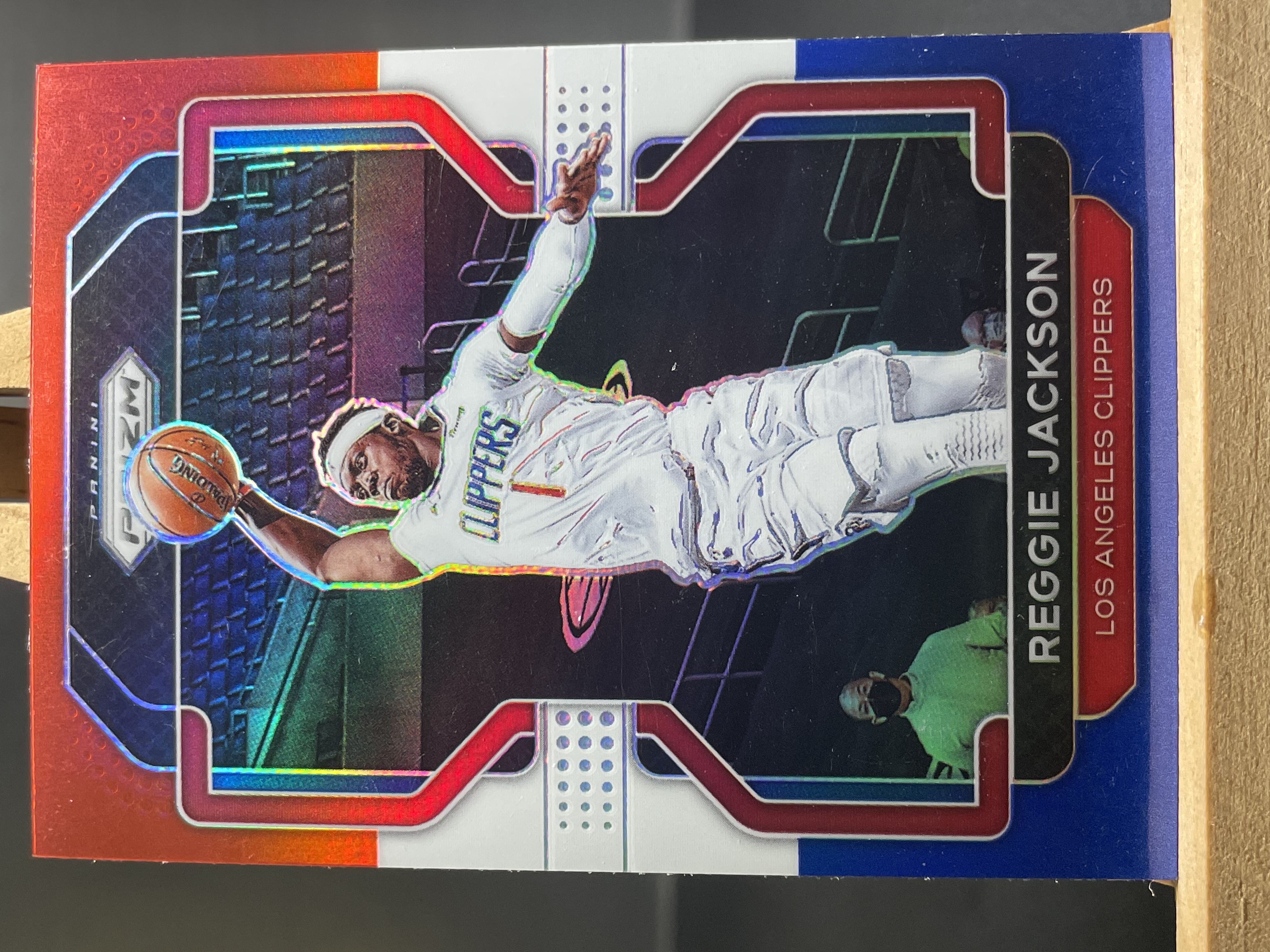 (A1) 2021-22 PANINI PRIZM 三色折 雷吉 杰克逊 快船  实卡好看 收藏凑套必备 卡品如图 ！！！
