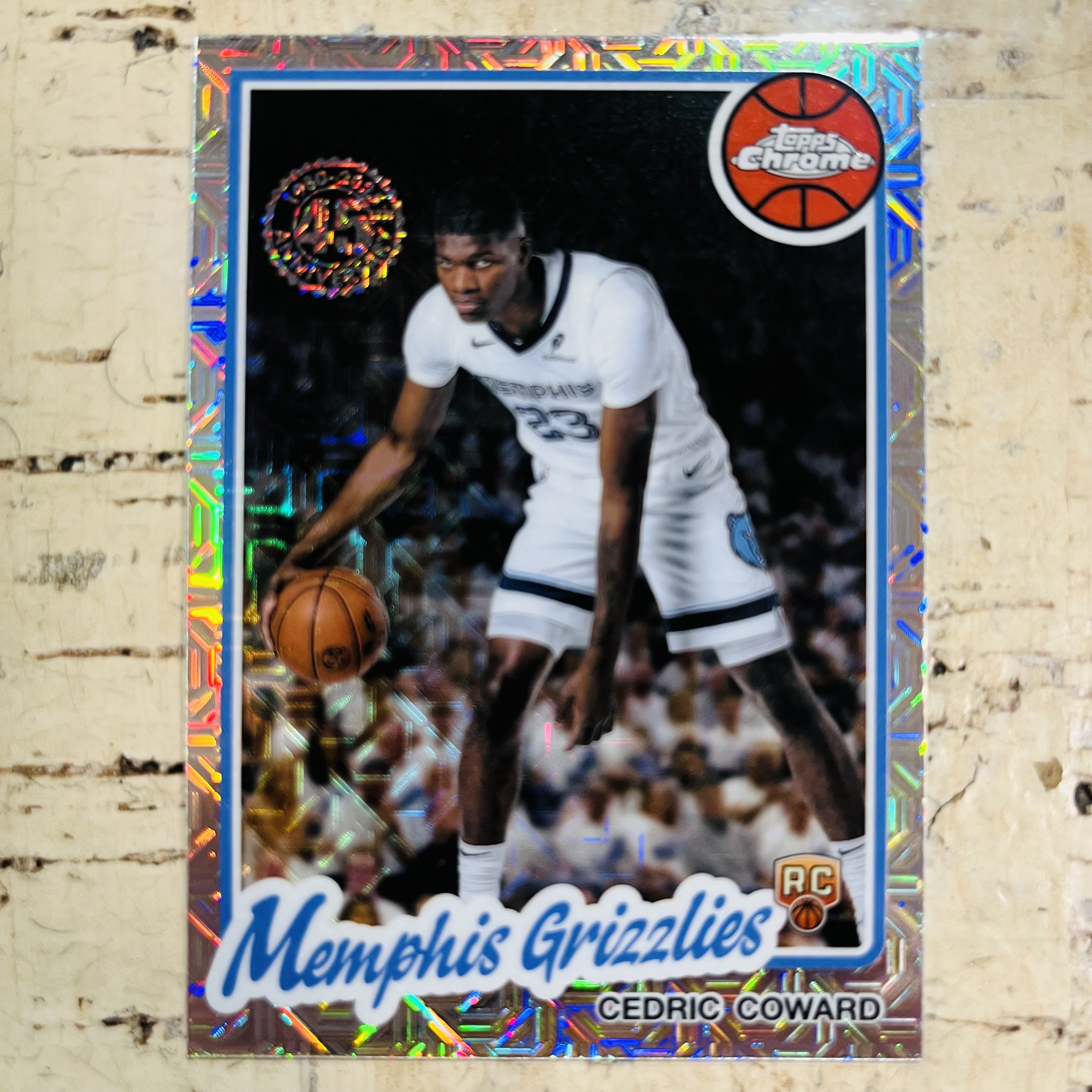 2025-26 Topps Flagship Cedric Coward RC 新秀 灰熊 塞德里克 考沃德 银迷宫折 mojo折 第1张 45周年 chrome 复古特卡【小卡迷拍卖 可累积半年】