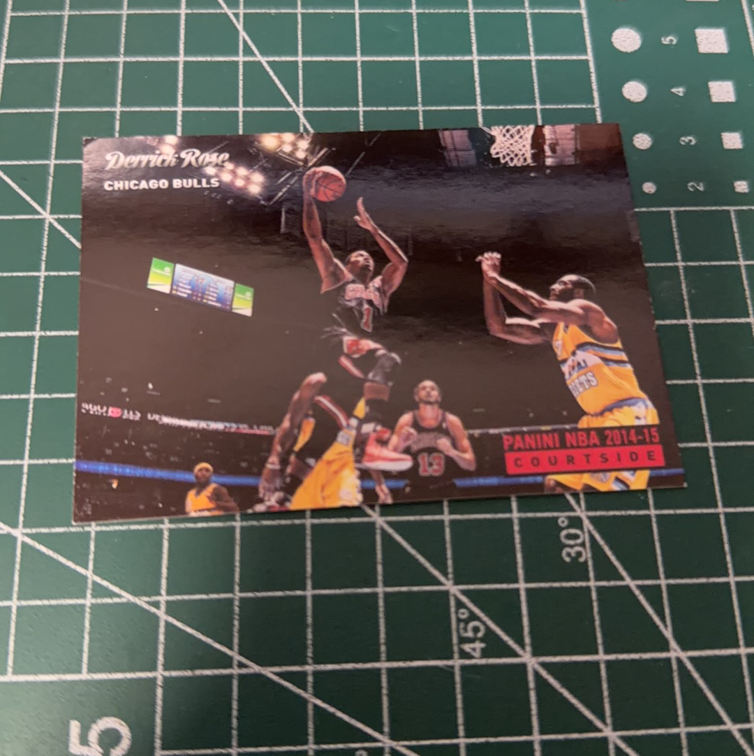 2014-15 Panini Americana Derrick Rose S.p.a. 德里克罗斯 风城玫瑰🌹场边 横版特卡 courtside 十年老卡 绝版卡 稀有大比例 收藏必备