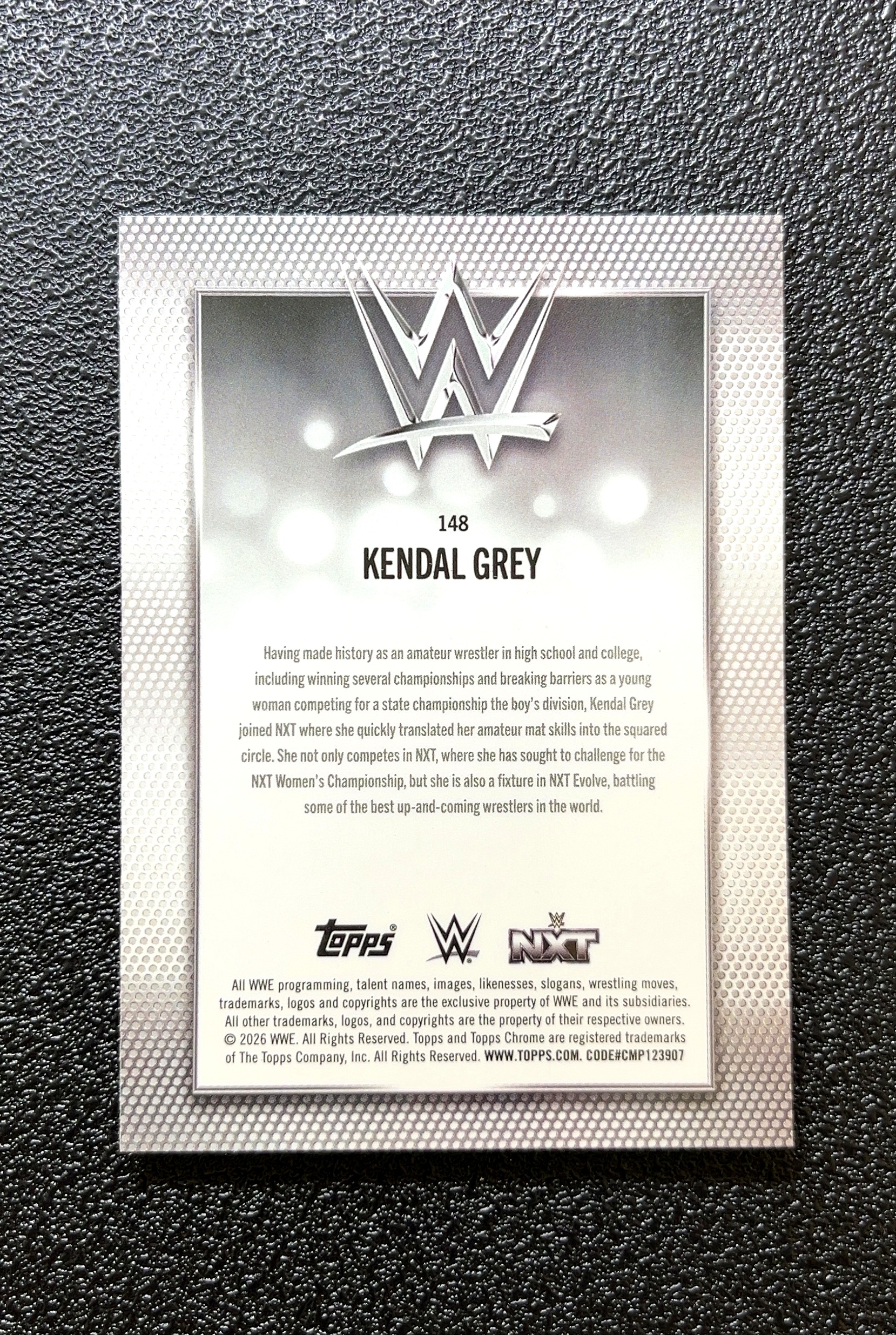 【岛屿拍卖】2026 Topps Chrome Kendal Grey 肯达尔·格雷 银棋盘折 折射 卡品如图 高价值 #148 0024#23