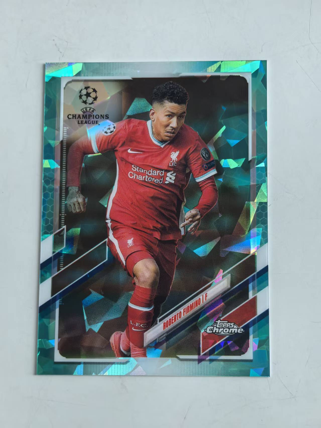 2021 Topps Chrome Roberto Firmino #33 利物浦 欧冠 菲尔米诺 青碎冰 150编 【2025免】