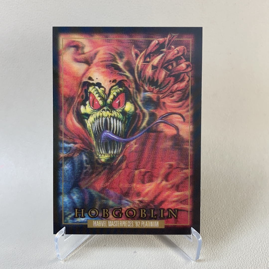 【弈卡代拍】2024 Upper Deck Marvel Masterpieces'92 Platinum 92白金复刻大师 3D光栅特卡 恶鬼 HOBGOBLIN 品相如图 凑套必备 无理