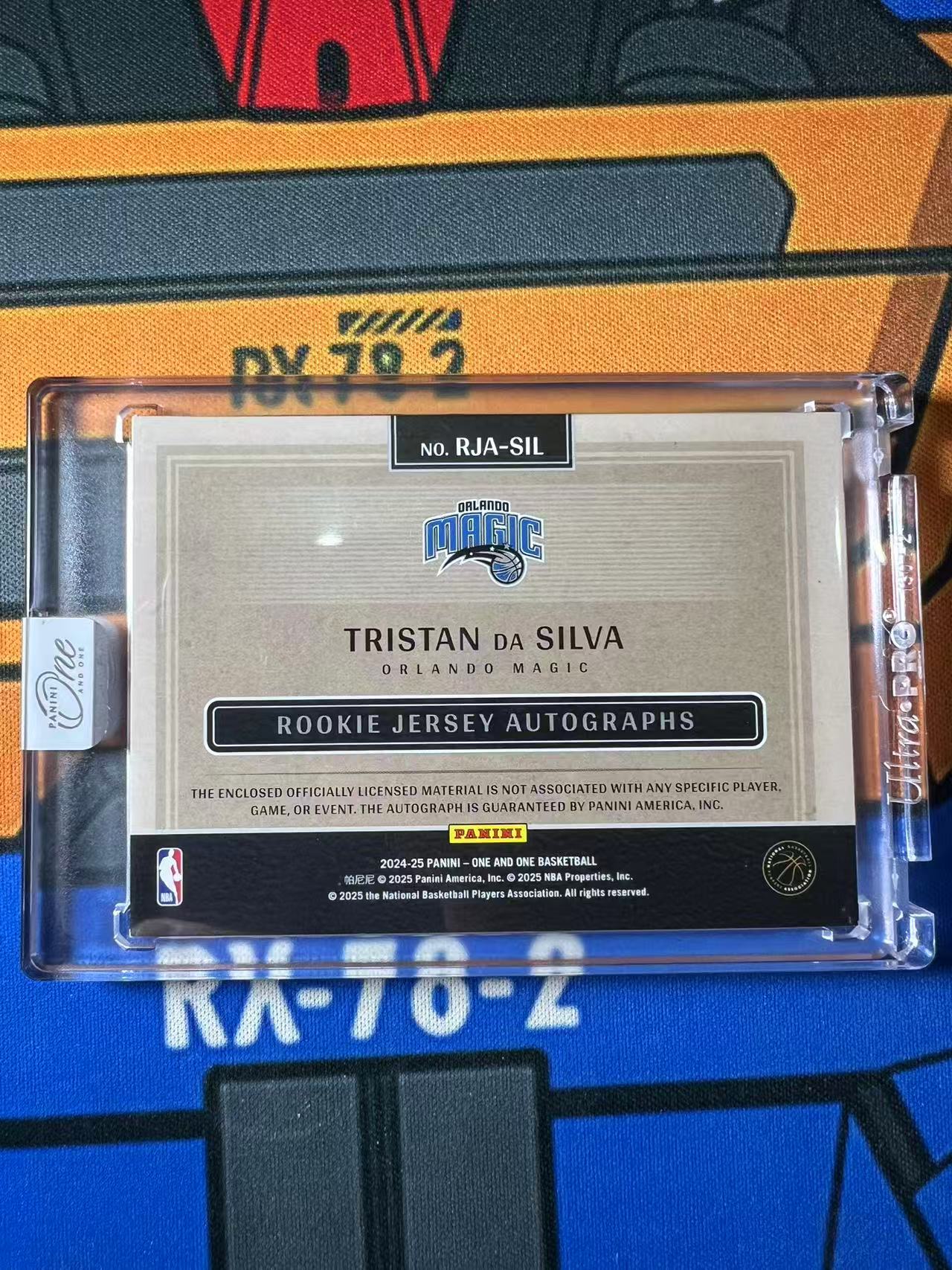 2024-25 Panini One and One Tristan da Silva RC 【GT拍卖】one系列 魔术 新秀 特里斯坦 达 席尔瓦 3/99编 RJA 球衣物料签字 卡签
