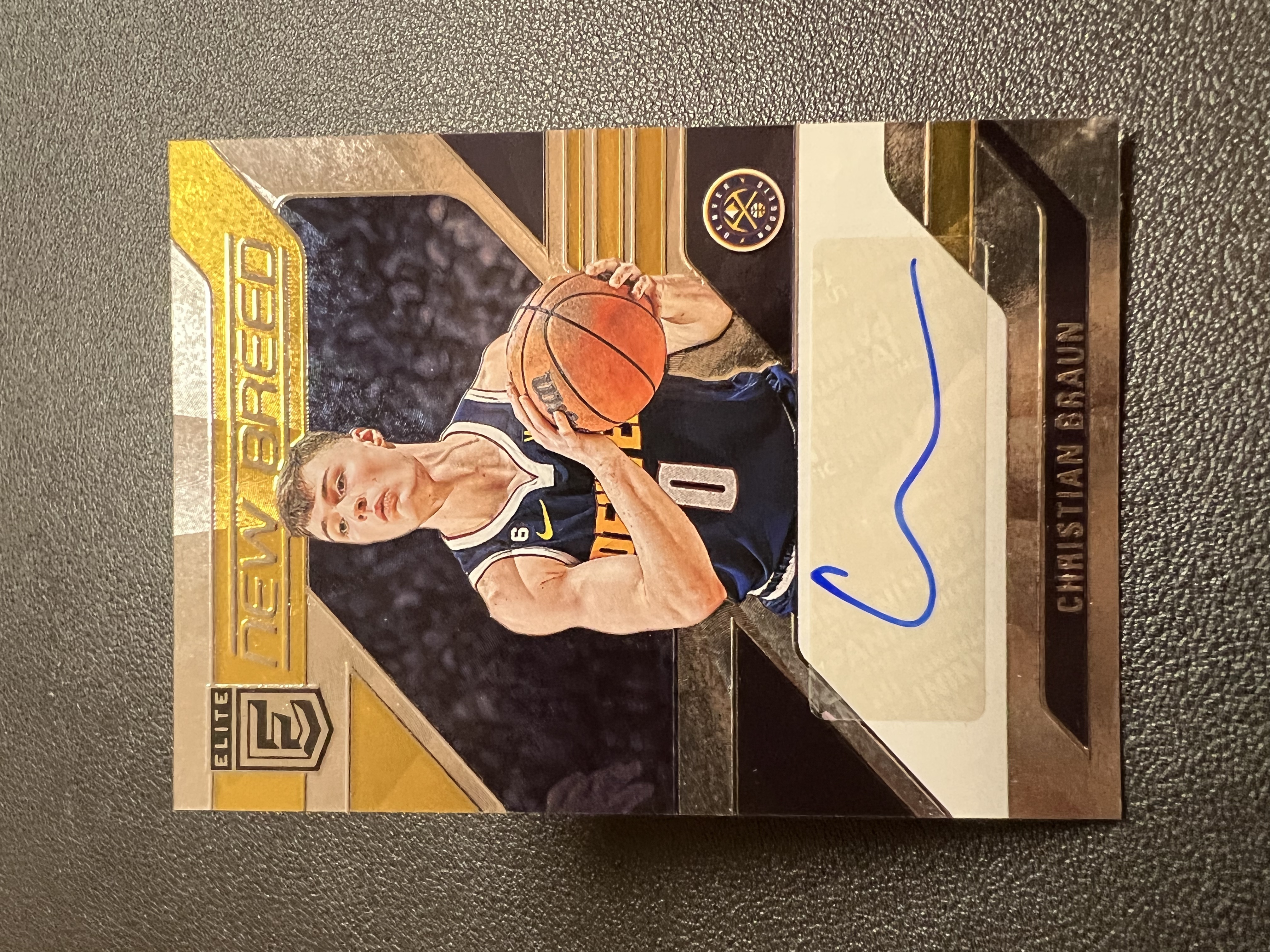 2023-24 Panini Elite Christian Braun 【星佑代卖】杜蕾斯 精英 克里斯蒂安 布劳恩 签字 收藏必备