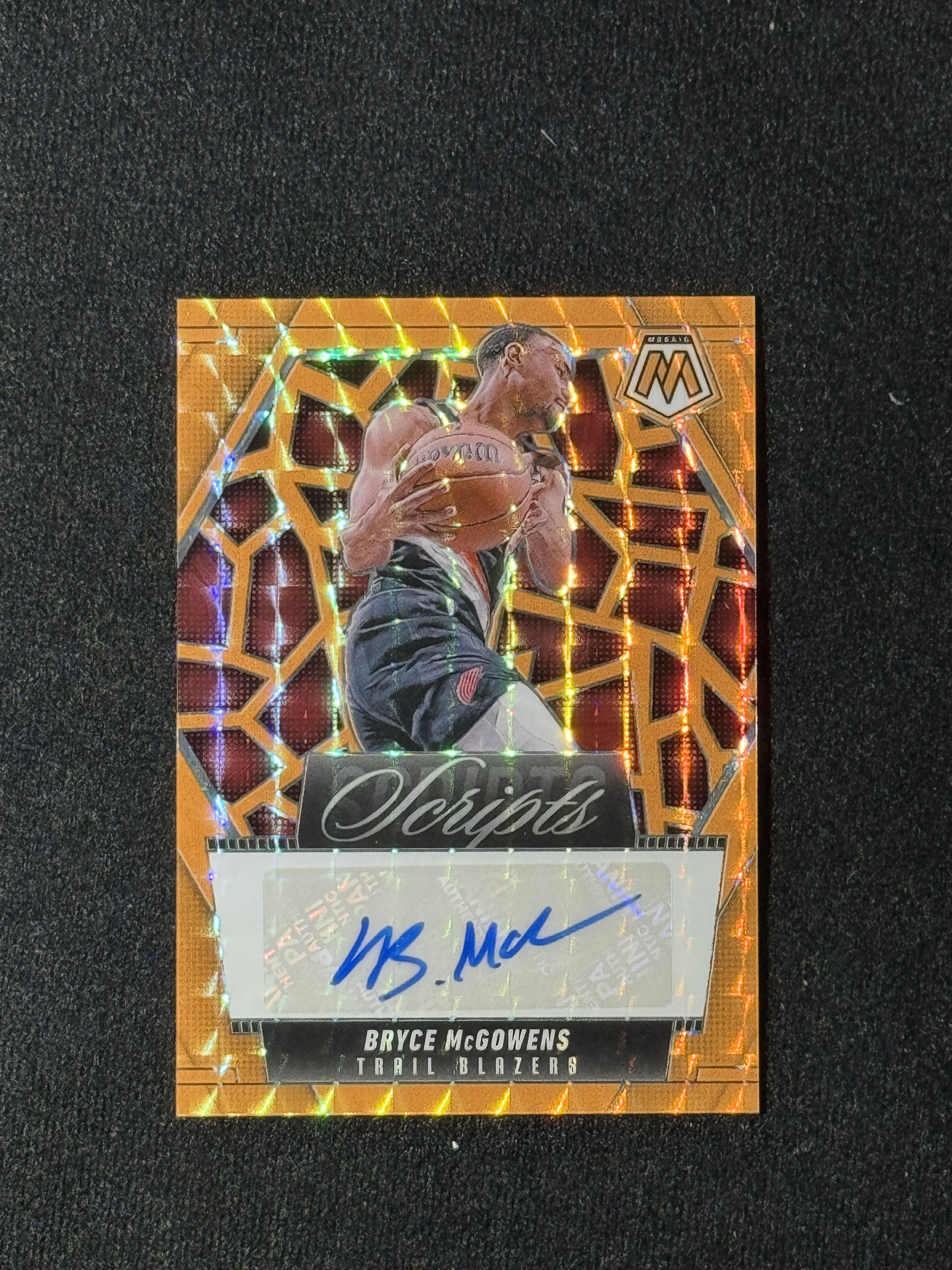 2024-25 Panini Mosaic Bryce McGowens 【扎克代卖】马赛克 开拓者 布雷斯 麦克格文斯 25编 贴签 实卡好看 瑕疵如图 福盒 猪脚饭