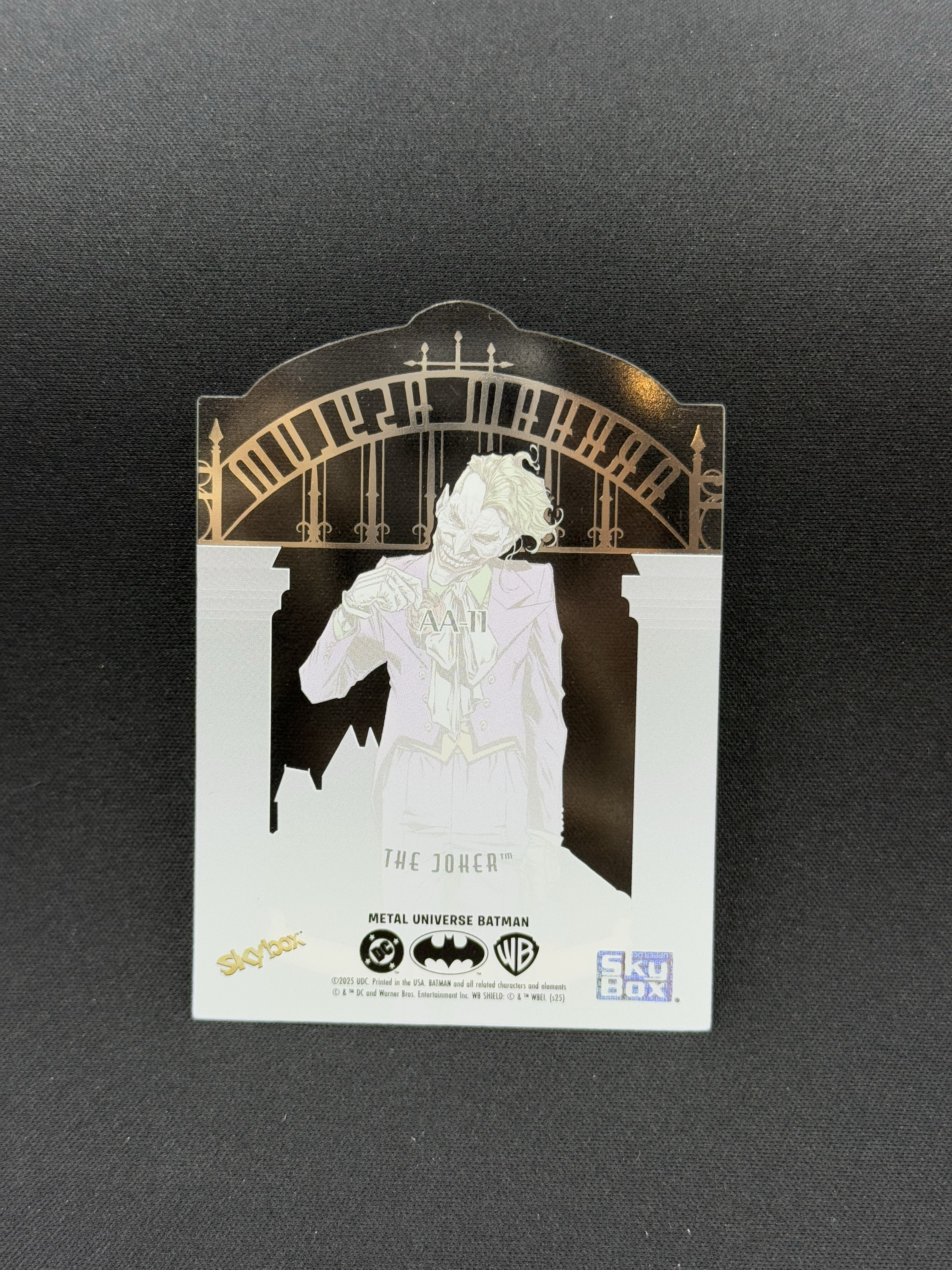 2025 Upper Deck Skybox DC Metal Batman The Joker 【小贝代拍】UD 蝙蝠侠 元年 小丑 大反派 异型 胶片 特卡 盒货 瑕疵如图 拍前看描述 XNP