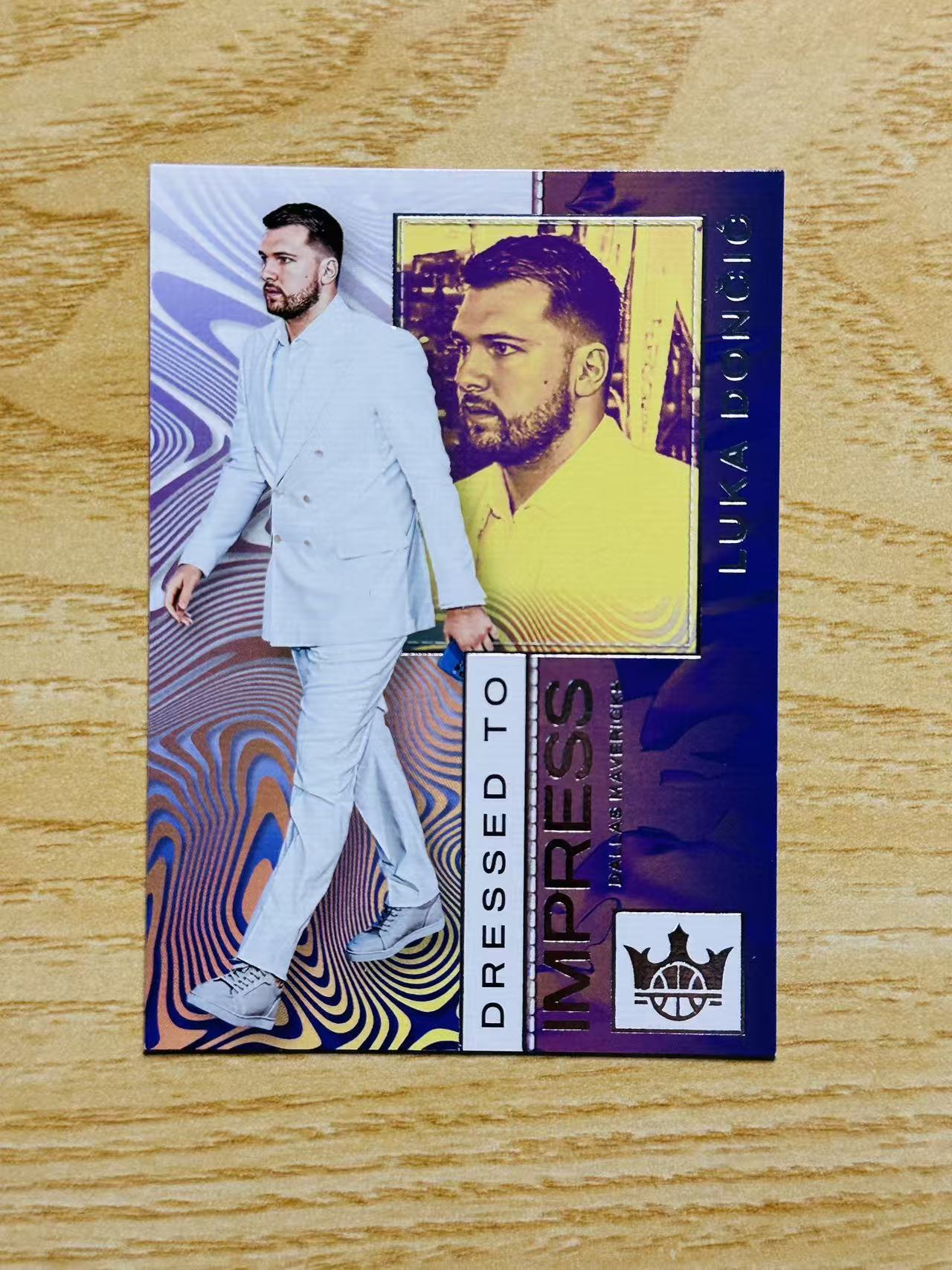 2024-25 Panini Court Kings Luka Doncic 嘿嘿代卖 油画 卢卡 东契奇 走秀 特卡 帅气选图 独行侠 收藏必备
