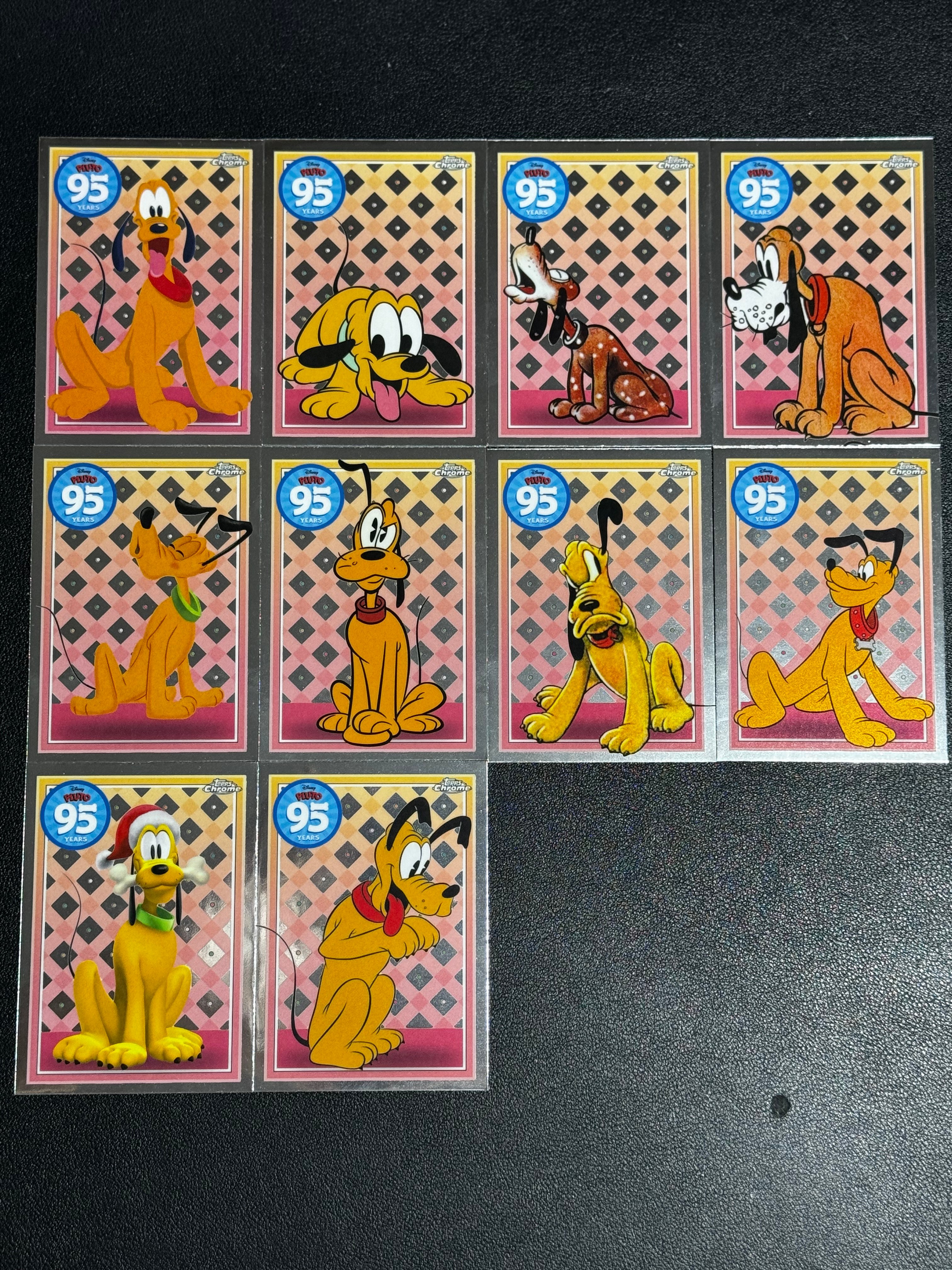 2025 Topps Disney Chrome TC 迪士尼 Hobby Pluto 95Th 布鲁托 95周年 特卡 1-10号 齐套 LWDG