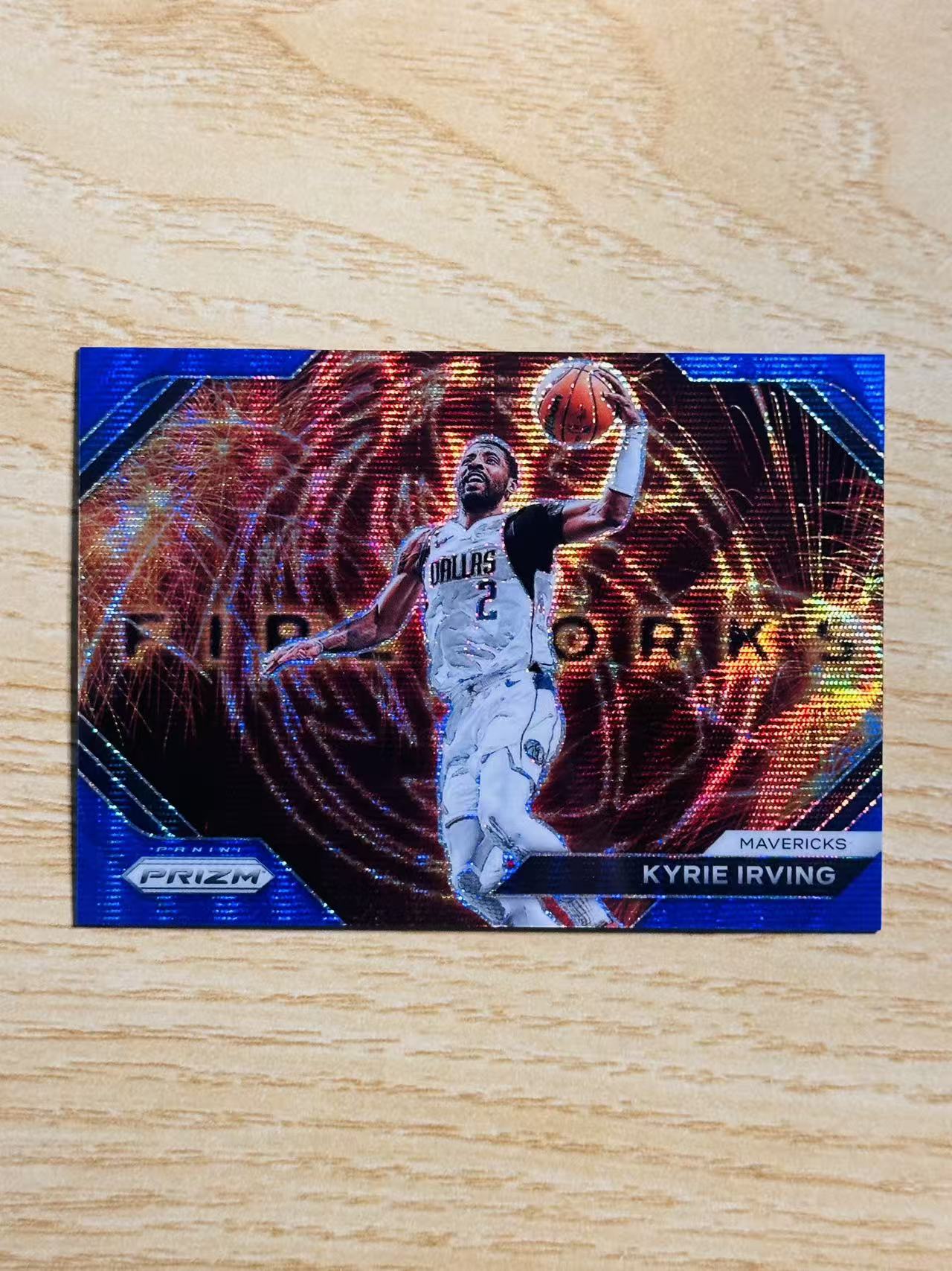 2023-24 Panini Prizm Kyrie Irving 凯里 欧文 pz 蓝折 烟花折 横板 折射 独行侠 期待回归 未来可期 收藏必备
