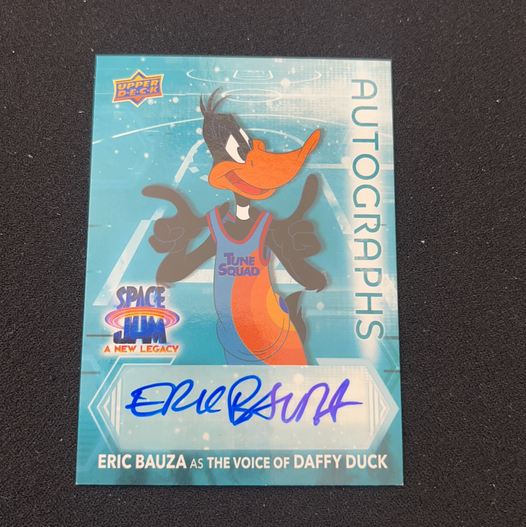 2021 Upper Deck Space Jam Daffy Duck 【小V代拍】Daffy Duck 签字 贴签 空中大灌篮 不保卡品 卡品如图【阿里嘎多】z