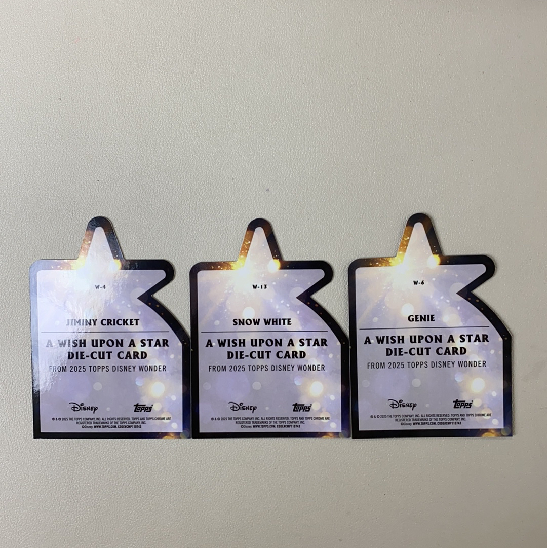 【弈卡代拍】2025 Topps Disney Wonder mega 元年迪士尼公主盒 向星星许愿 异形特卡 白雪公主等 3张打包 品相如图 凑套必备 不要熬夜