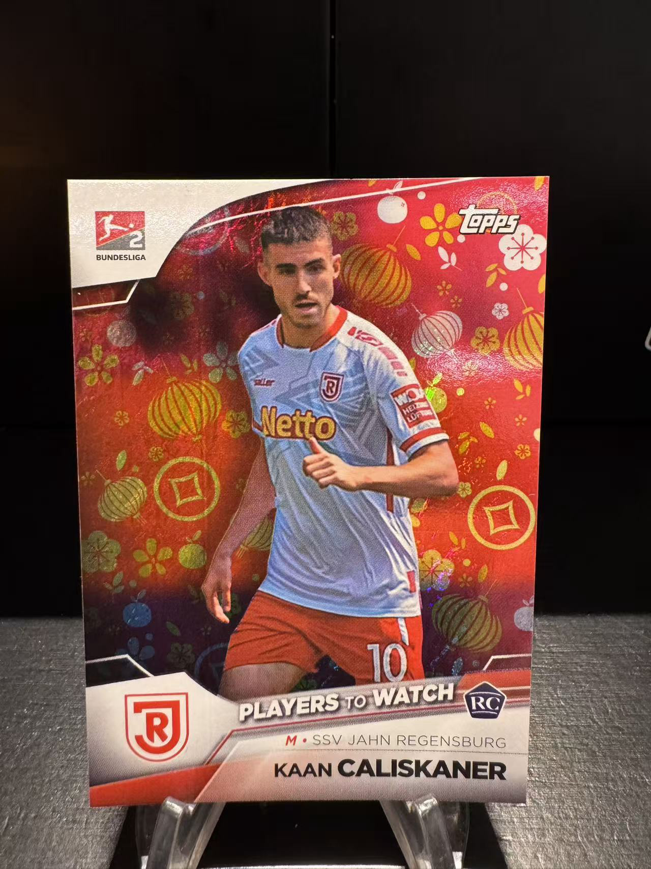 龖2023 topps kaan caliskaner 德甲 碧玉 雷根斯堡 卡恩 卡里斯卡纳 RC 新秀 新春折 折射 157/199编卡品如图 MJ002l