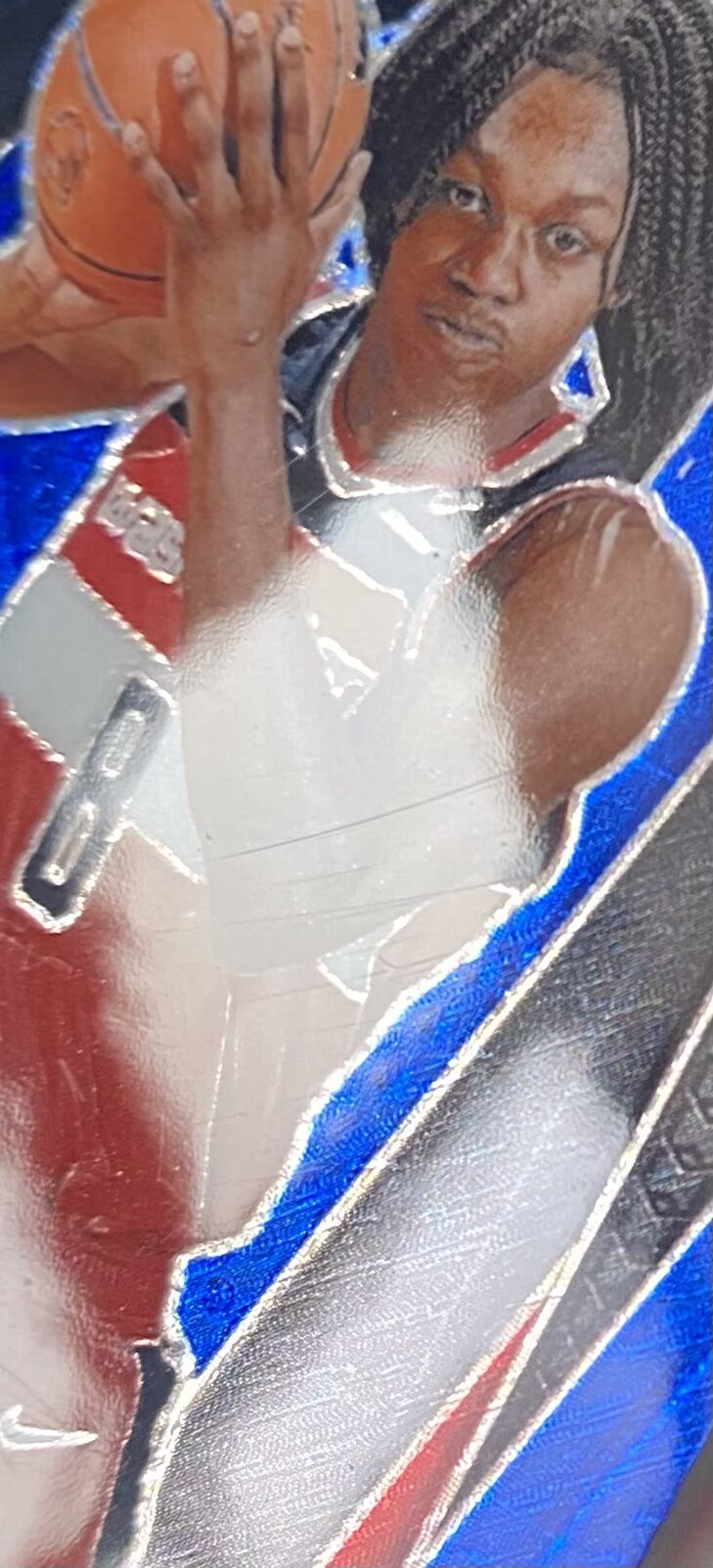 2024-25 Panini Prizm Bob Carrington RC 【来拆波卡】奇才 鲍伯 卡灵顿 卡林顿 新秀 蓝shimmer折 8/35编 同背 jjdk