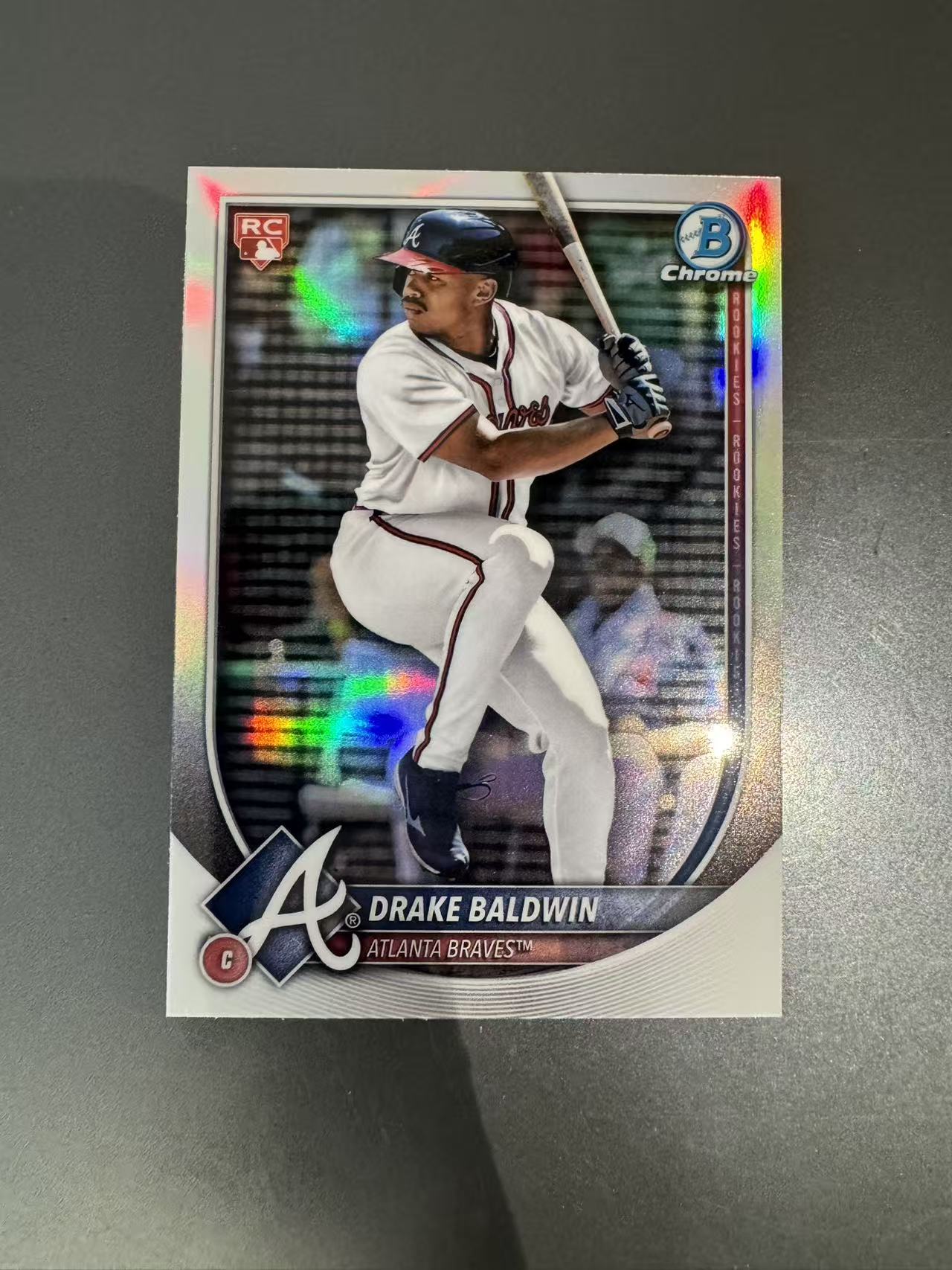 2025 Topps Bowman Chrome Drake Baldwin RC 亚特兰大勇士 新秀 德里克 鲍德温 潜力新秀 红RC 银折 卡品如图 凑套收藏