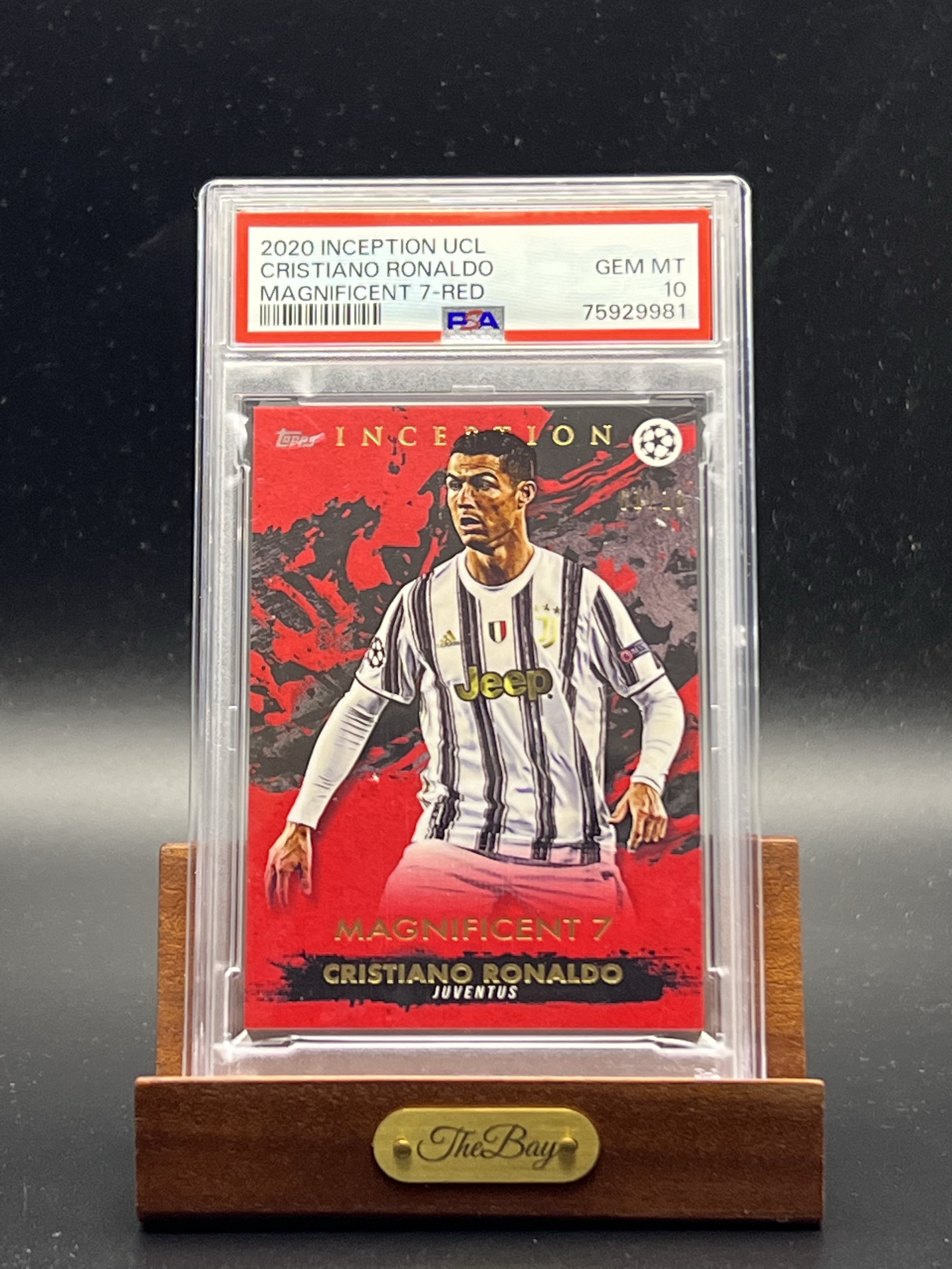 2020-21 Topps Inception Cristiano Ronaldo 【湾区拍档议价】元年 欧冠 盗梦空间 C罗 CR7 01/ ...