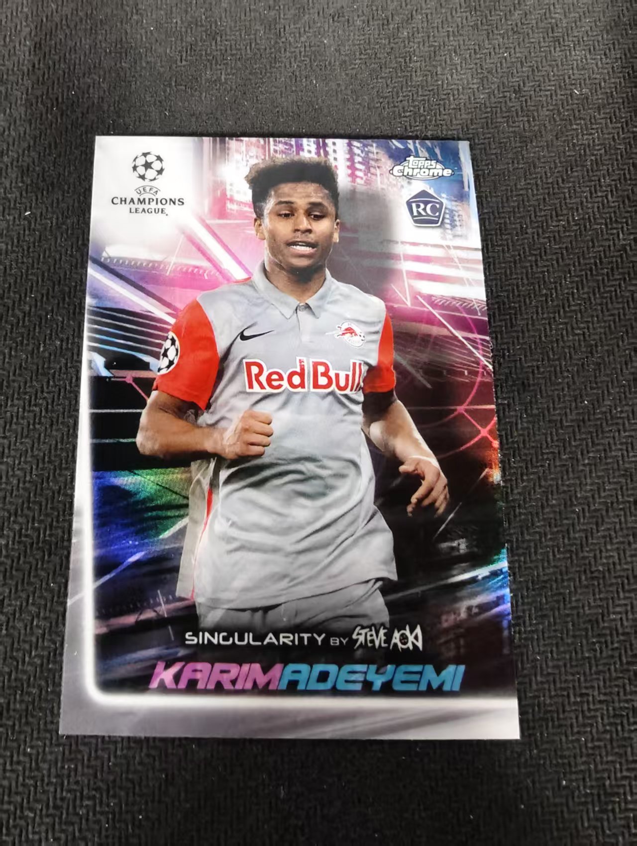 【可合并,不累计】2021 Topps Chrome Karim Adeyemi RC 卡拉姆 安德米 新秀 红牛 欧冠 银折 不保卡品 介意勿拍