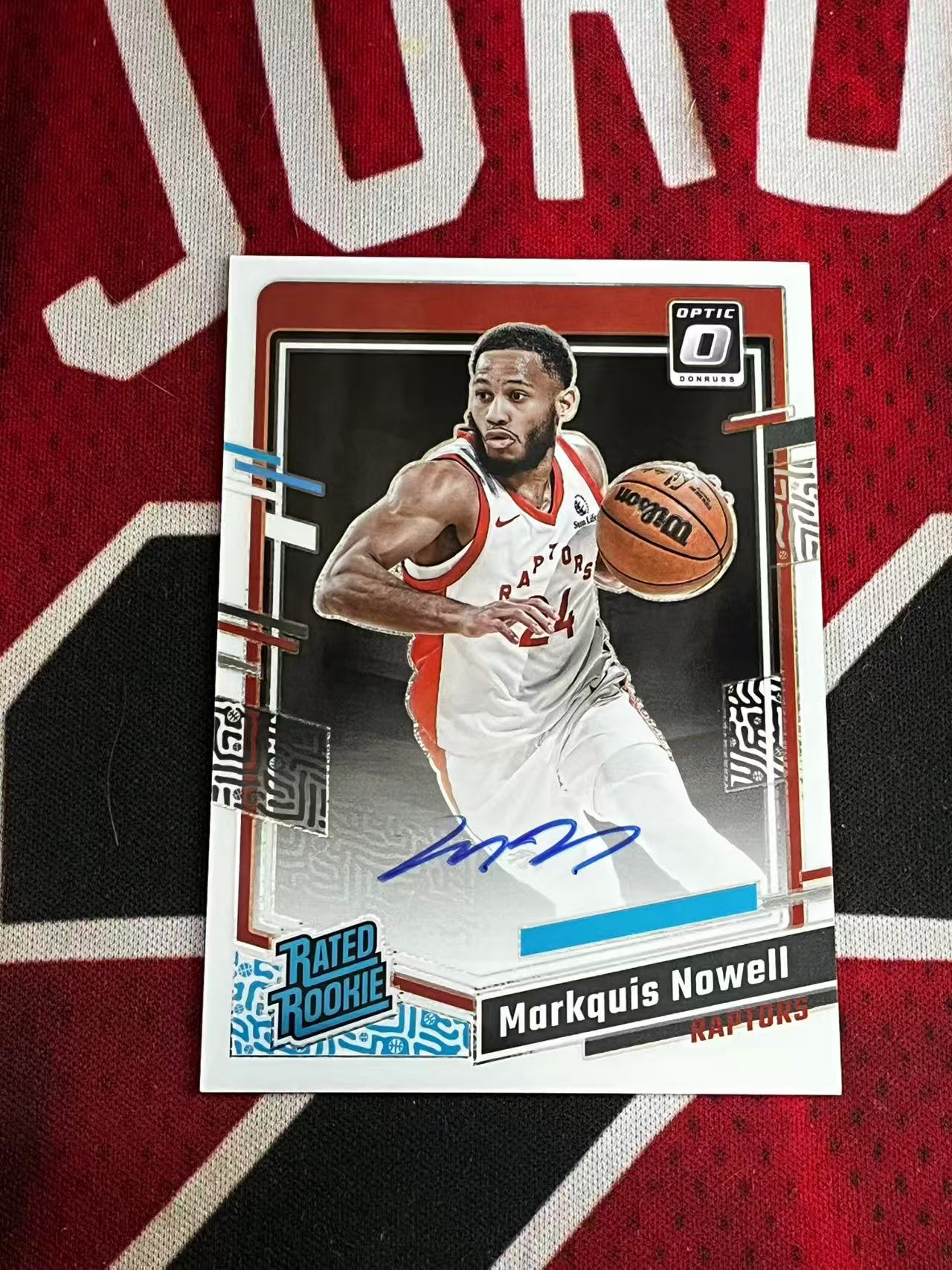 【接寄拍】2023-24 PANINI DONRUSS OPTIC 杜蕾斯系列 猛龙 新秀RC 马奎斯诺威尔 签字卡 卡签 新秀签 专收凑套必备【烂臭嘴拍卖】