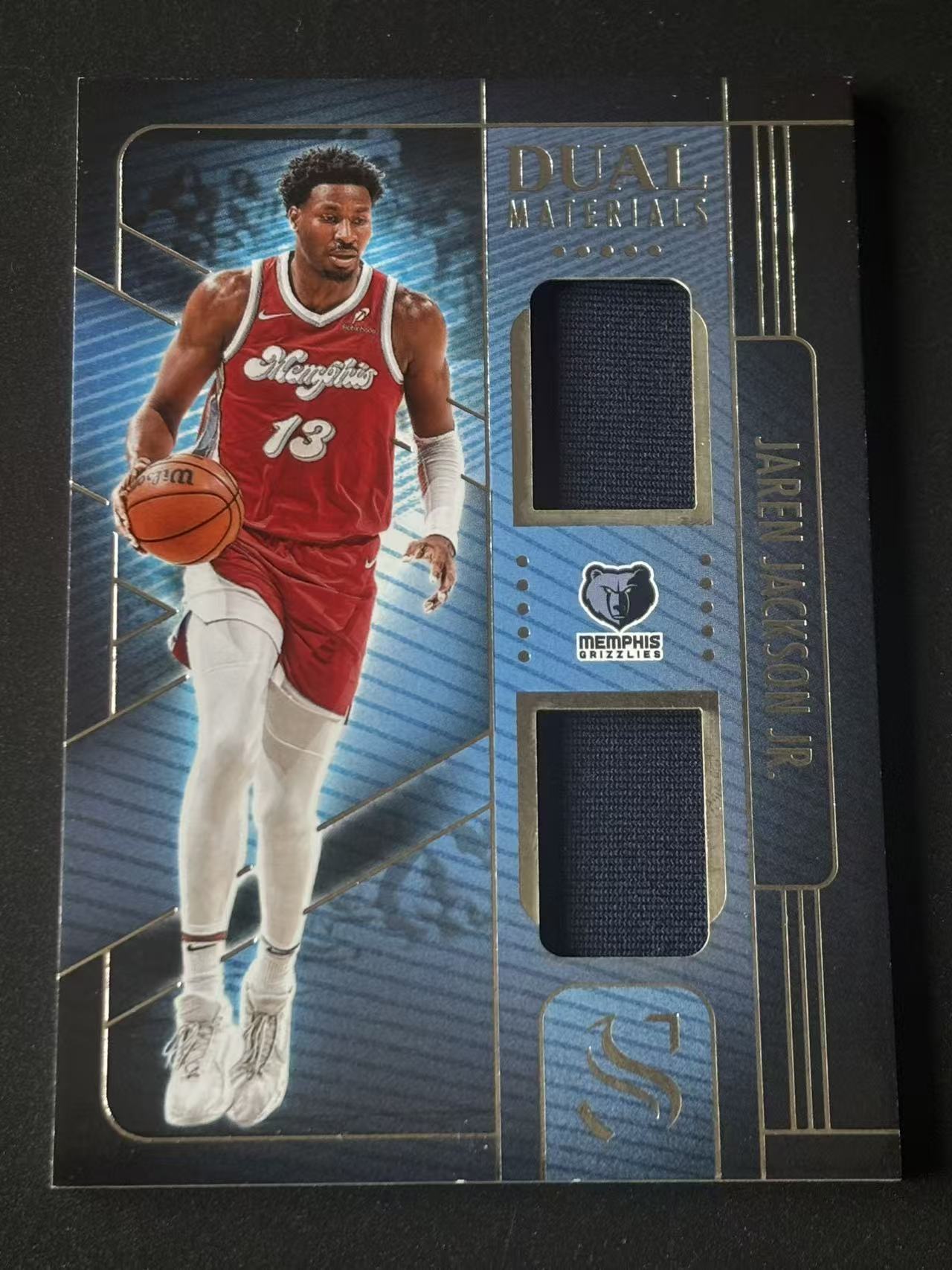 2024-25 Panini Silhouette Jaren Jackson Jr. 剪影 灰熊 JJJ 杰伦 杰克逊 双窗 球衣 GU 不累计