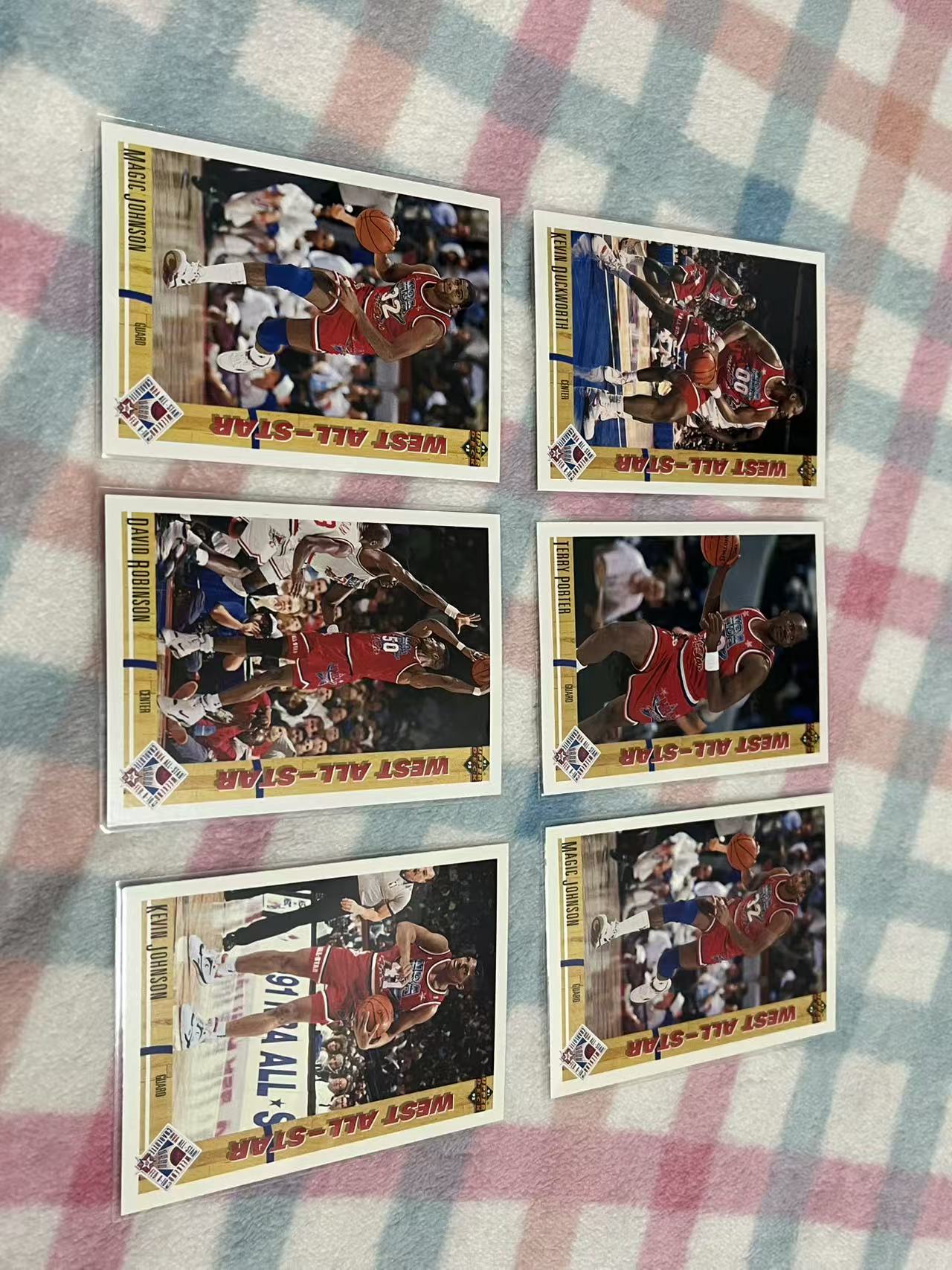 1992 Upper Deck UD 21张打包 德雷克斯勒 斯托克顿 卡尔马龙 魔术师约翰逊 大卫罗宾逊等【全明星 老人 老卡 老特】#791