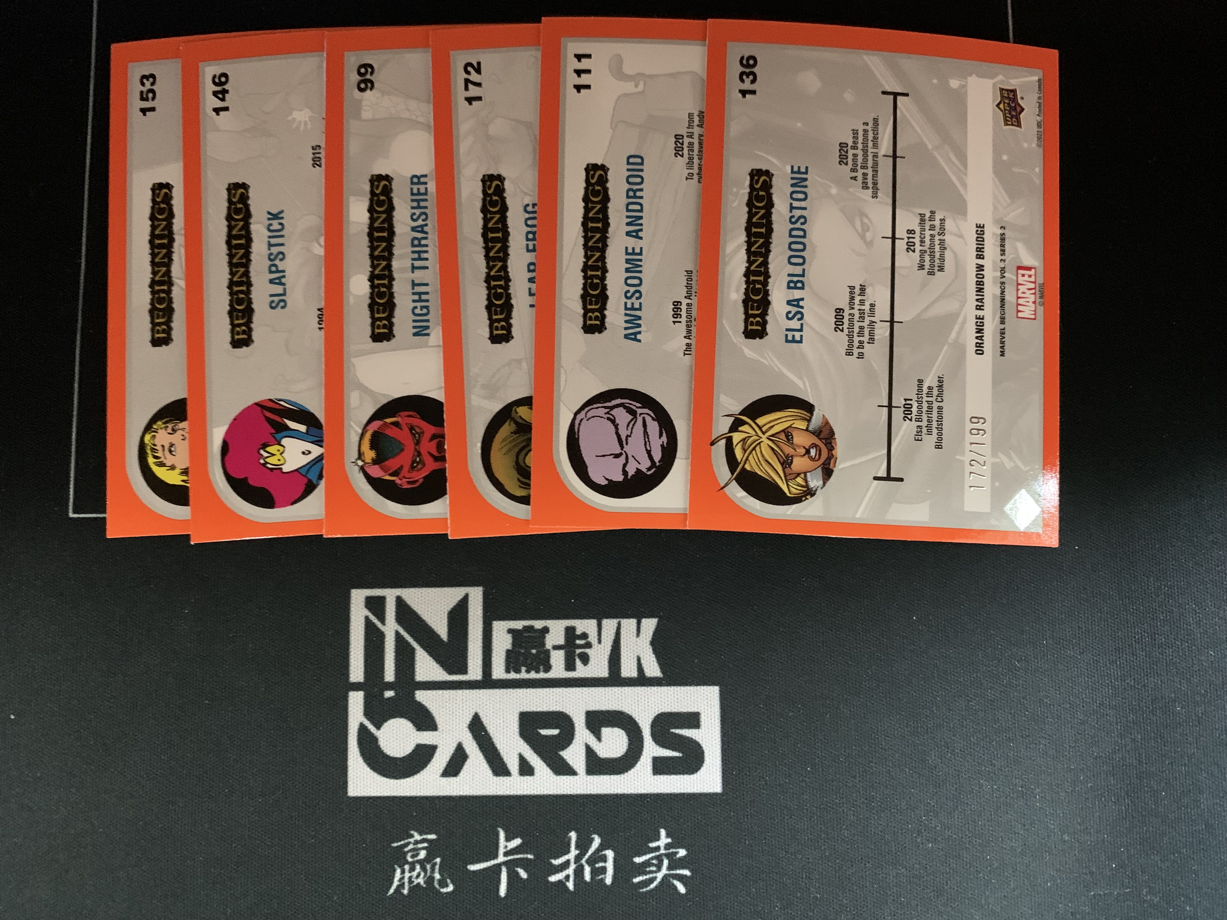 2023 Upper Deck Marvel Beginnings Vol.2 漫威开端2 /199编 6张打包 卡品如图【阿猫】