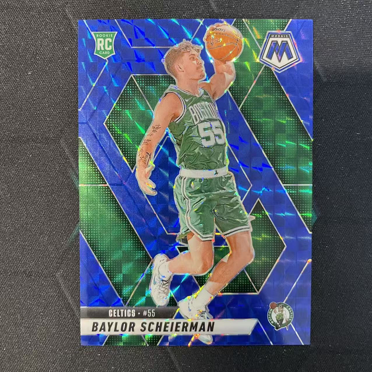 2024-25 Panini Mosaic Baylor Scheierman RC 【阿福代卖】贝勒 沙伊尔曼 凯尔特人 新秀 蓝马赛克折 199编 收藏必备(行行行A)