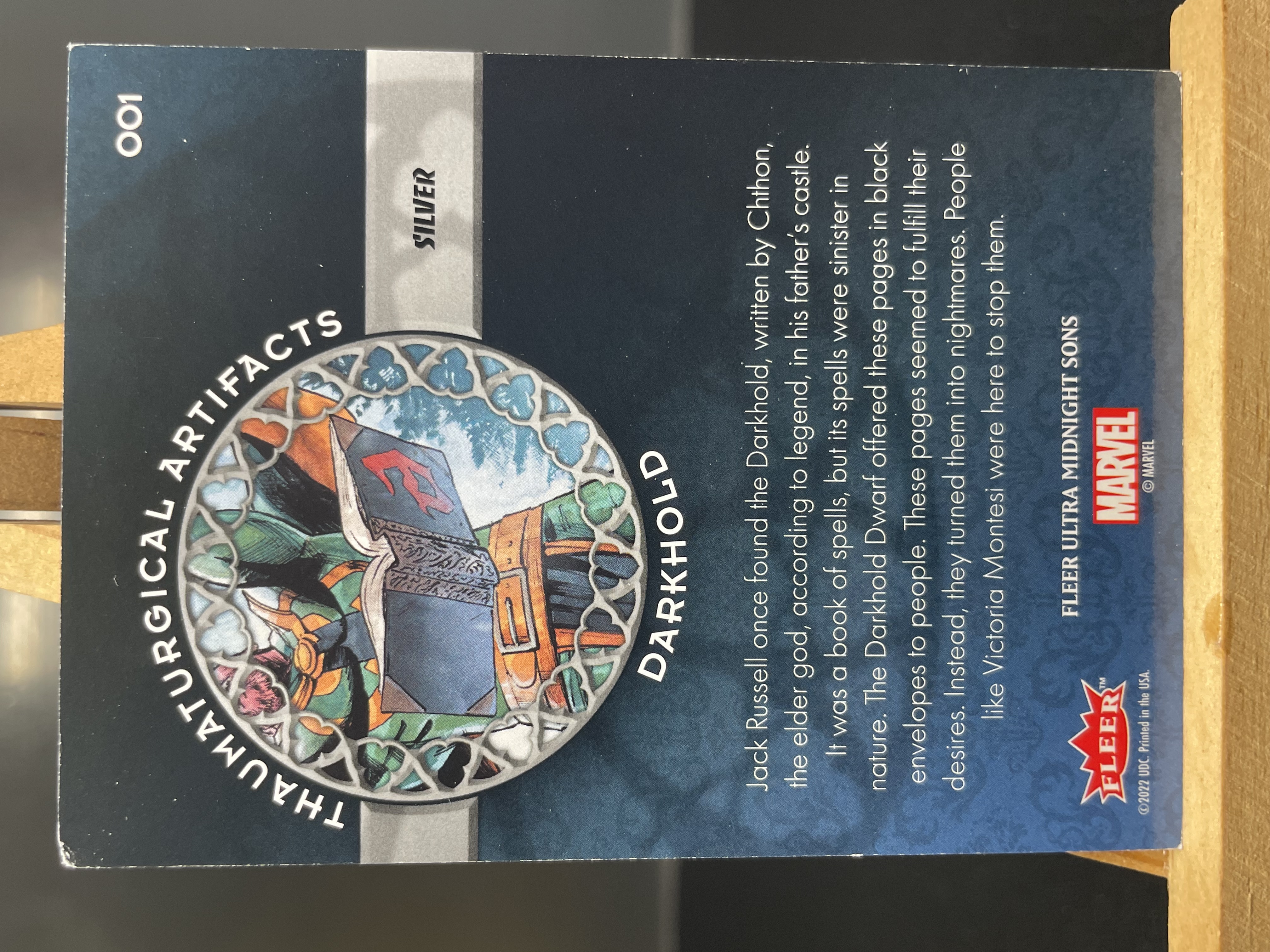 (B7)2022 FLEER MARVEL 漫威 BASE 厚卡 黑暗神书 实卡好看 收藏凑套必备 边暇图3 !!!