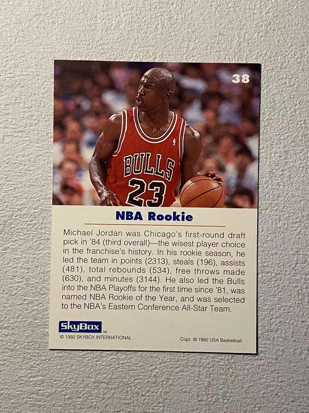 1992 SkyBox SkyBox Michael Jordan 公牛 迈克尔 乔丹 篮球之神 ssp 特卡 稀有老卡 经典选图 收藏必备