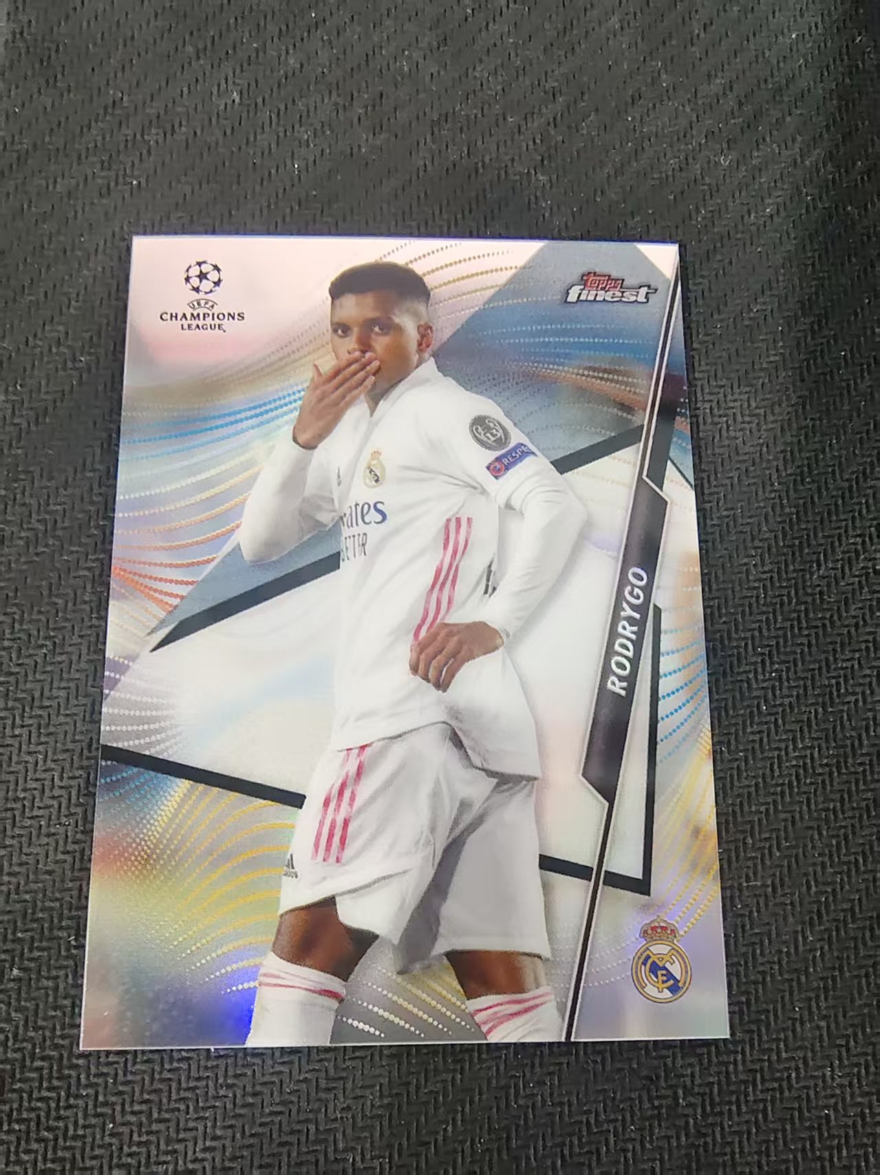 【可合并,不累计】2021 Topps Finest Rodrygo 欧冠 皇马 罗德里戈 银折 #5