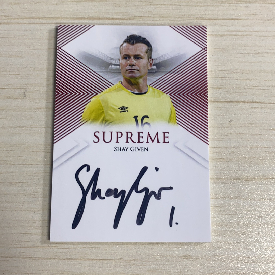 【小牛代拍】2024 Futera 福特拉 Shay Given 谢伊 吉文 1/1 ofo 1/1编 1编 仅此一张 低编 卡签 签字 签名 爱尔兰 纽卡 卡品如图 收藏必备(一哥)