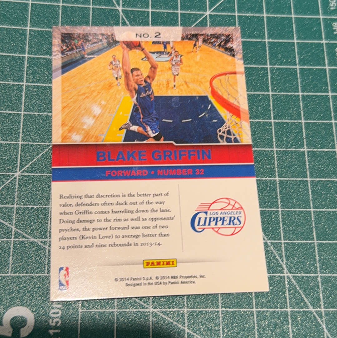 2014-15 Panini Americana Blake Griffin S.p.a. 布雷克格里芬 闪卡 横版特卡 精美选图 十年老卡 绝版卡 稀有大比例 End2End