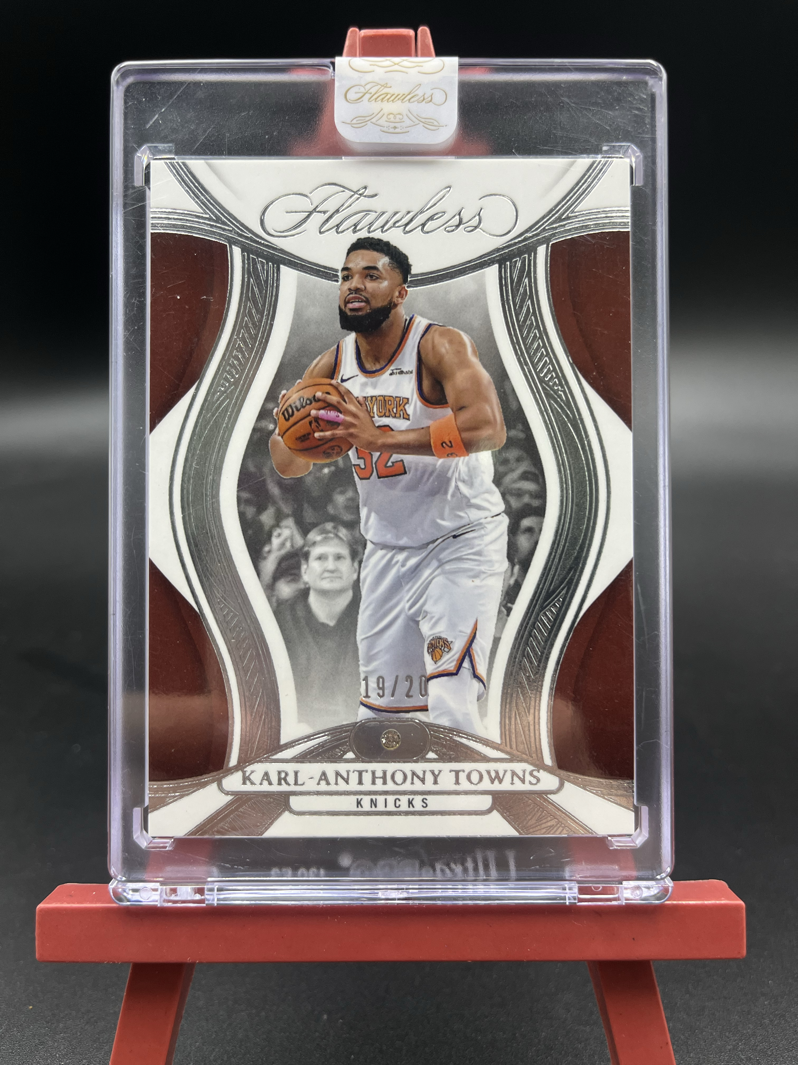 2024-25 Panini Flawless Karl Anthony Towns 手提 尼克斯 卡尔 安东尼 唐斯 钻石 实物 单钻 19/20编 原封砖 卡品如图 泽29