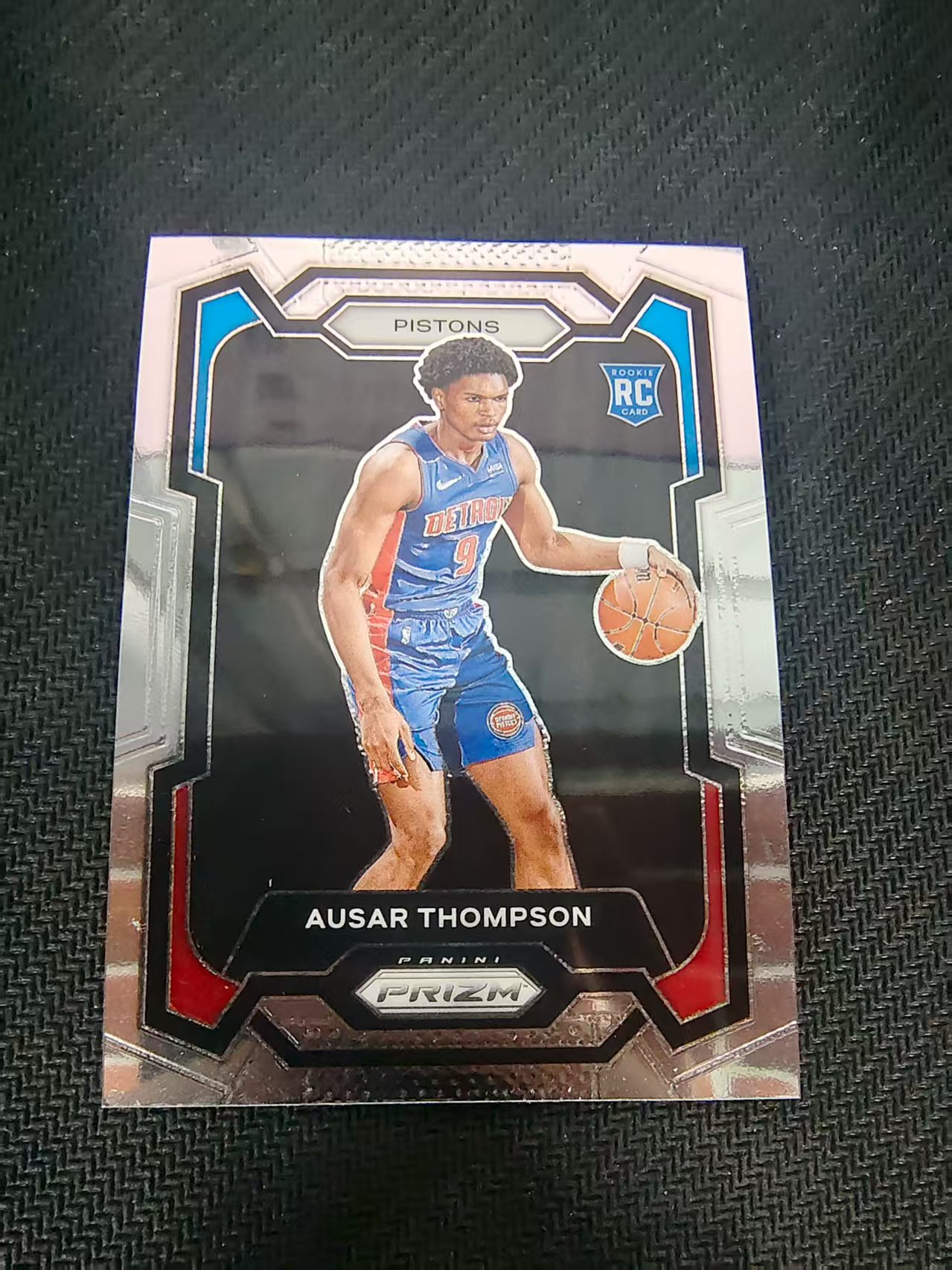 【可合并,不累计】2023-24 Panini Prizm Ausar Thompson RC 奥萨尔 汤普森 活塞队 RC 新秀 PZ 划痕 边角微瑕 #178