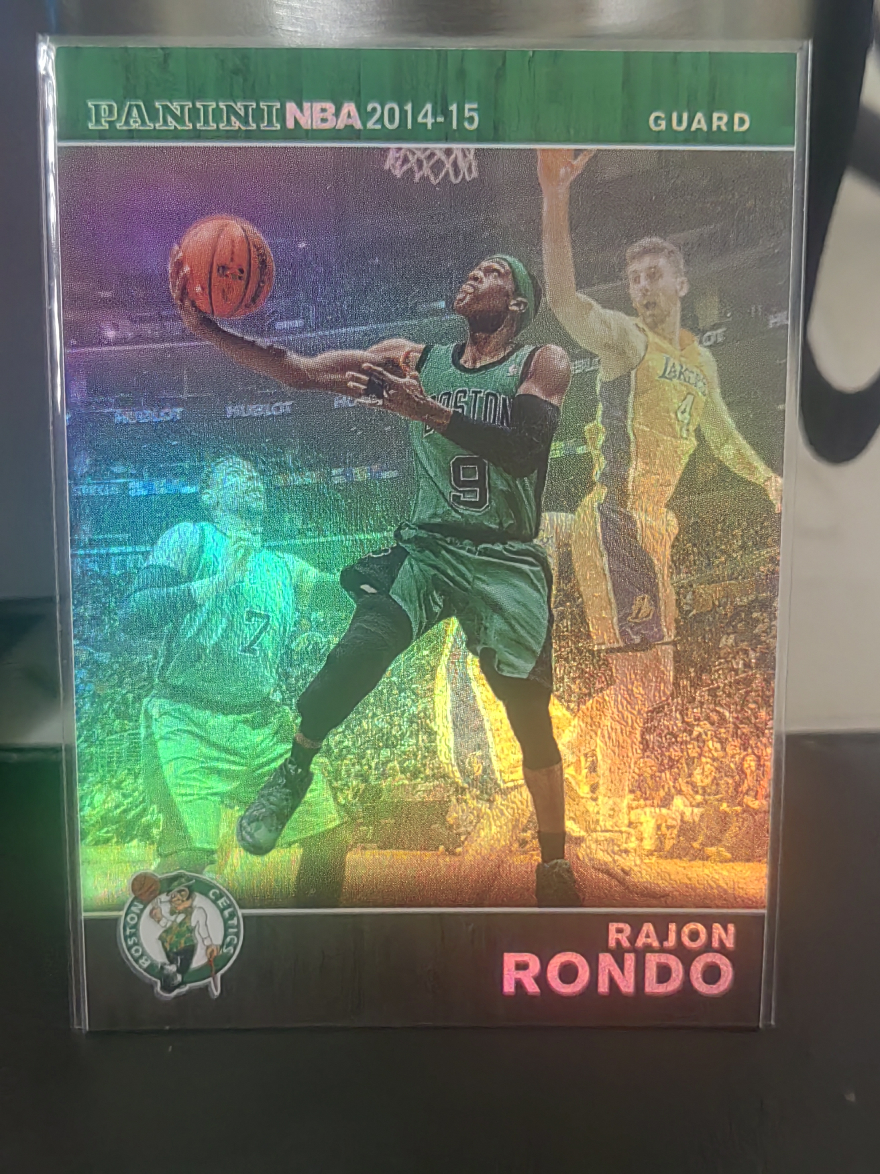 2014 Panini S.p.A Rajon Rondo 中雅图 折射 朗多 隆多 凯尔特人 篮 白边白角 不保卡品 卡品如图