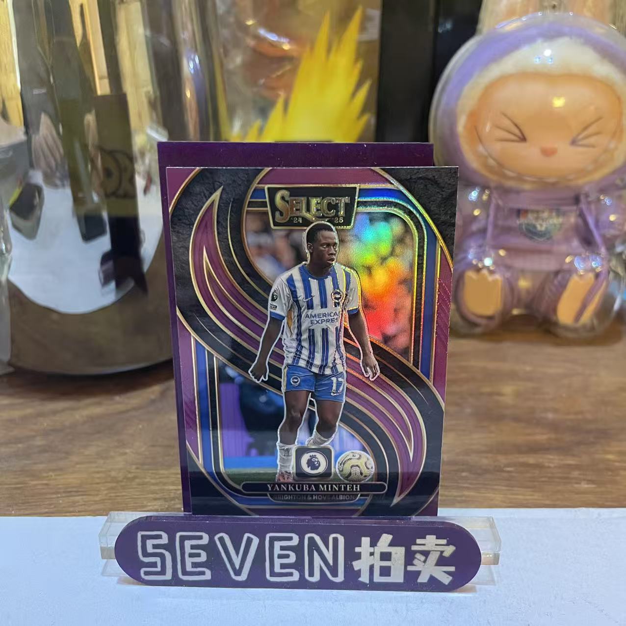 2025 Panini Select Yankuba Minteh 【seven拍卖】布莱顿 明特 109/140 卡品如图 细节如图 卷卷