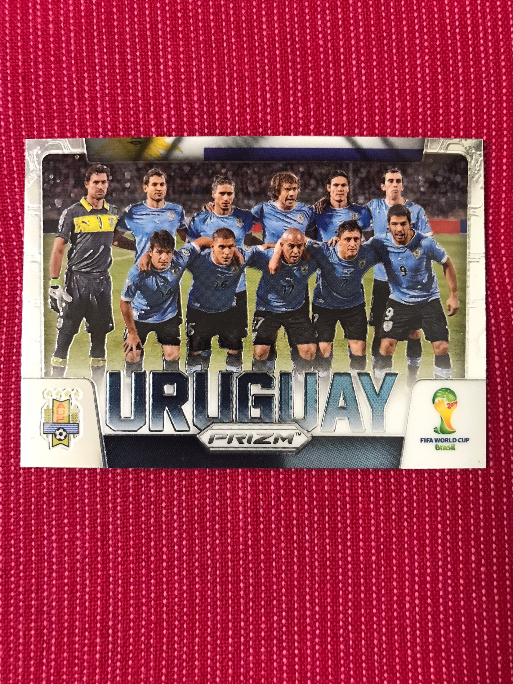 2014 Panini Prizm URUGUAY 【宾森光拍卖第191期】World Cup 全家福 特卡 乌拉圭 元年世界杯