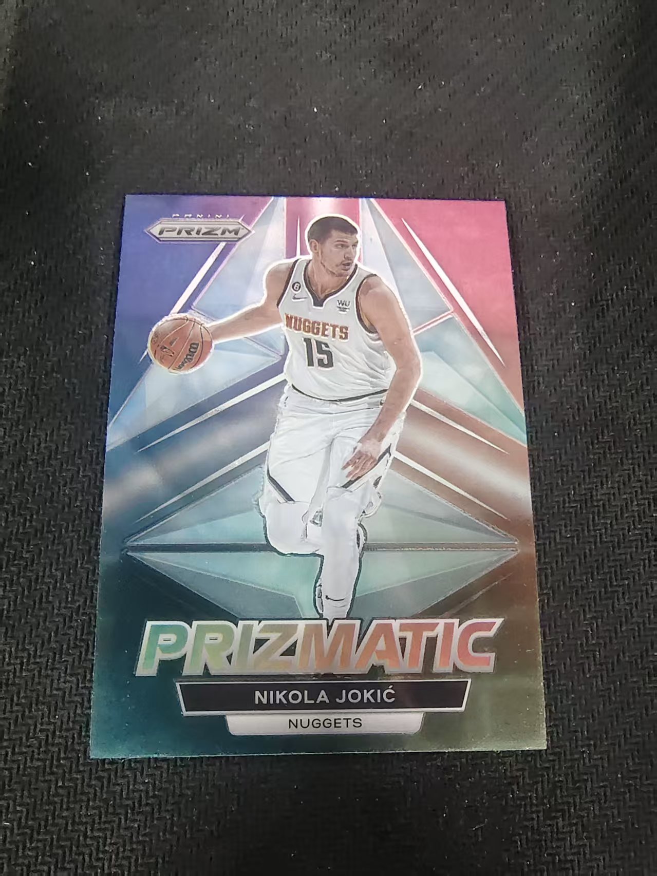 【可合并,不累计】2022-23 Panini Prizm Nikola Jokic 尼古拉 约基奇 约老师 掘金 棱镜特卡 PZ 划痕 边角微瑕 介意勿拍 #25