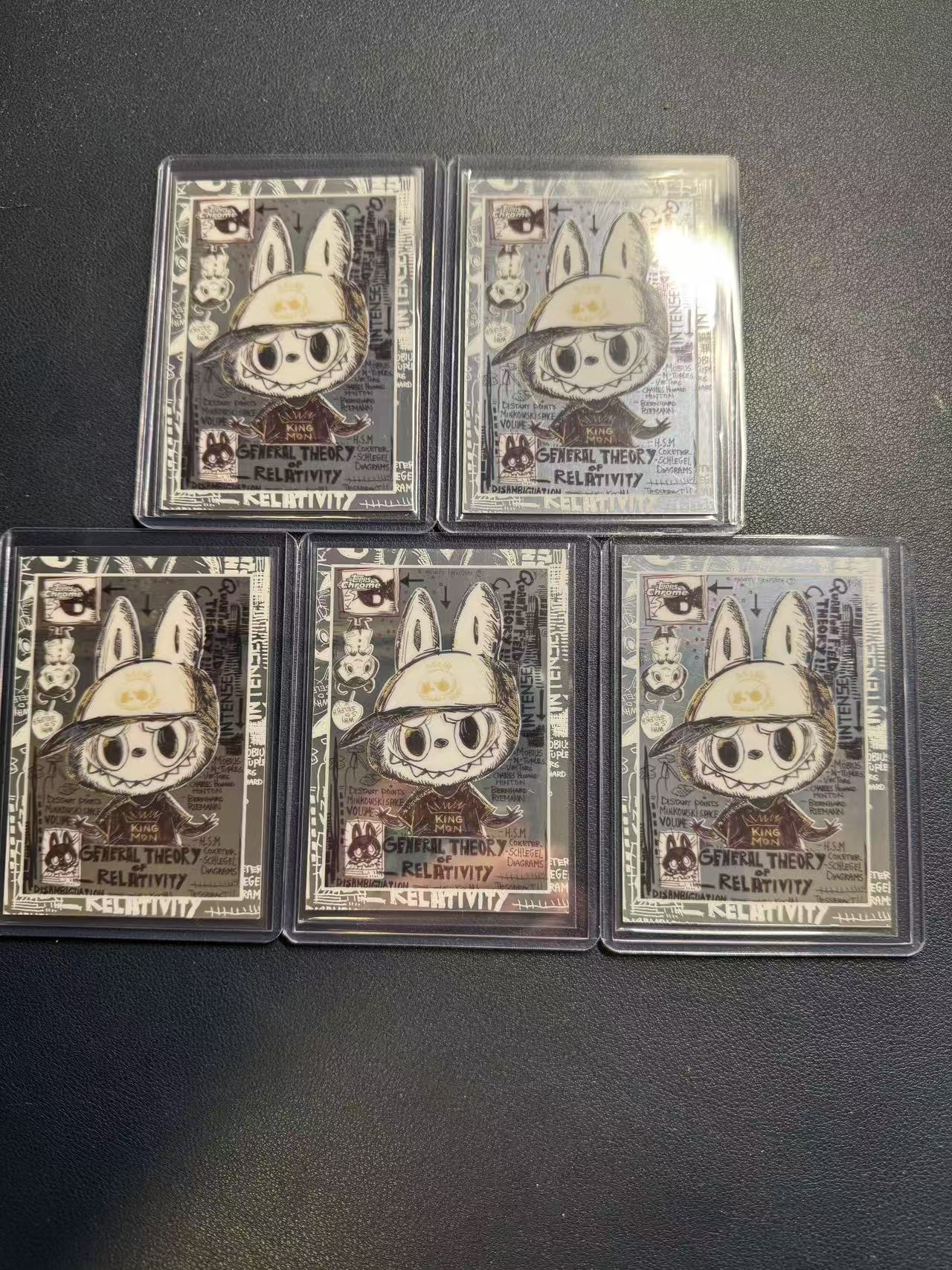 2025 Topps labubu Heaven (2018) 【禄卡拍卖】TC x 泡泡玛特 拉布布10周年纪念盒 天堂 龙家升作品 Base #1 5张打包 不保卡品 12.15-冬瓜TQ-Z02