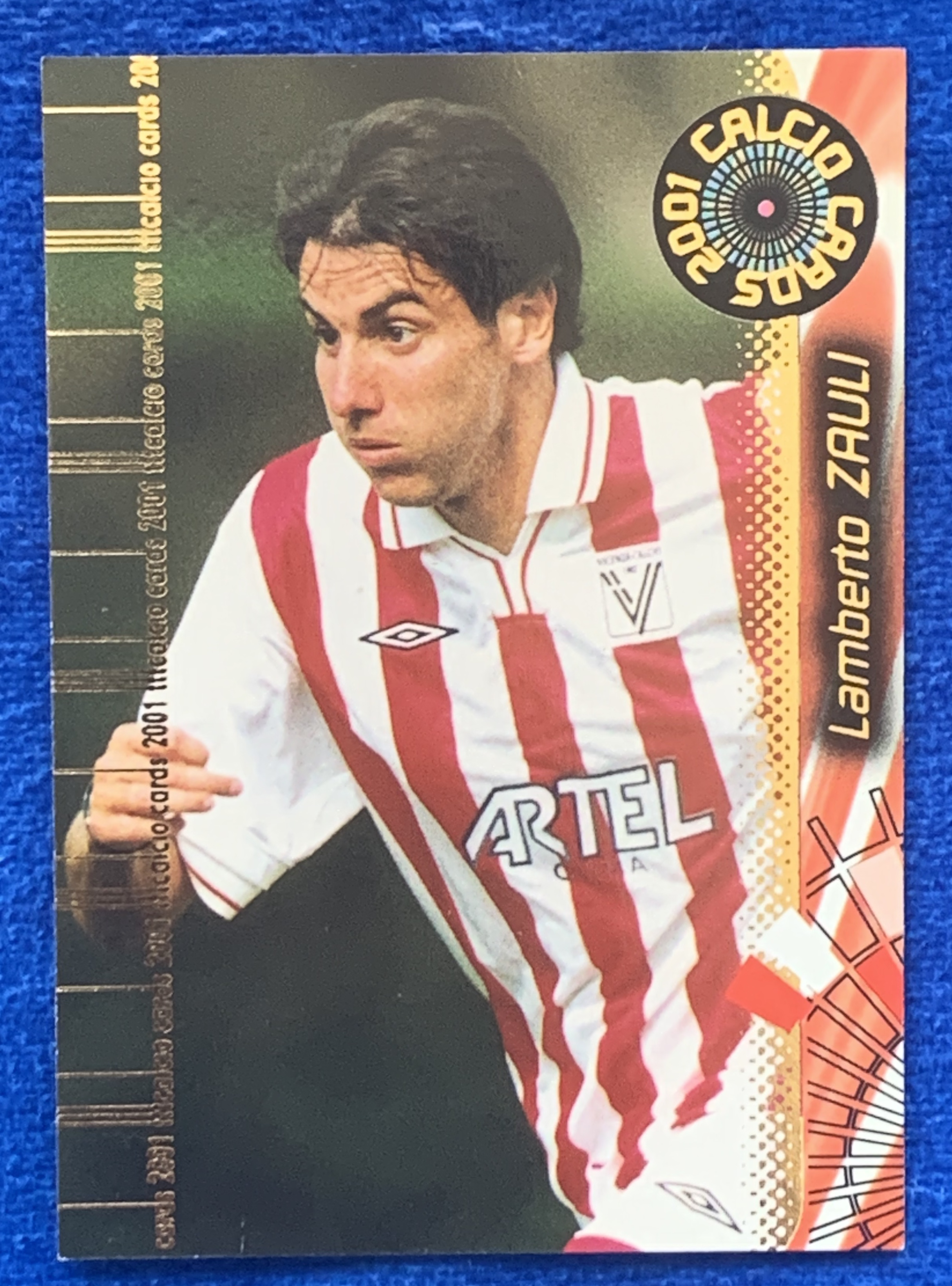 2001 Panini Calcio Lamberto Zauli Vicenza帕尼尼意甲 维琴察队 扎乌里 意大利Italy 经典老卡 近乎绝版 不保卡品 ebay有价