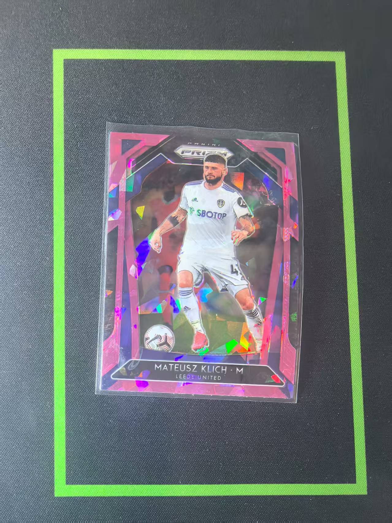 2020-21 Panini Prizm Mateusz Klich 帕尼尼 pz 英超 利兹联 克利奇 粉折 粉碎冰 base 凑套专用 不保卡品 介意勿拍（A2）