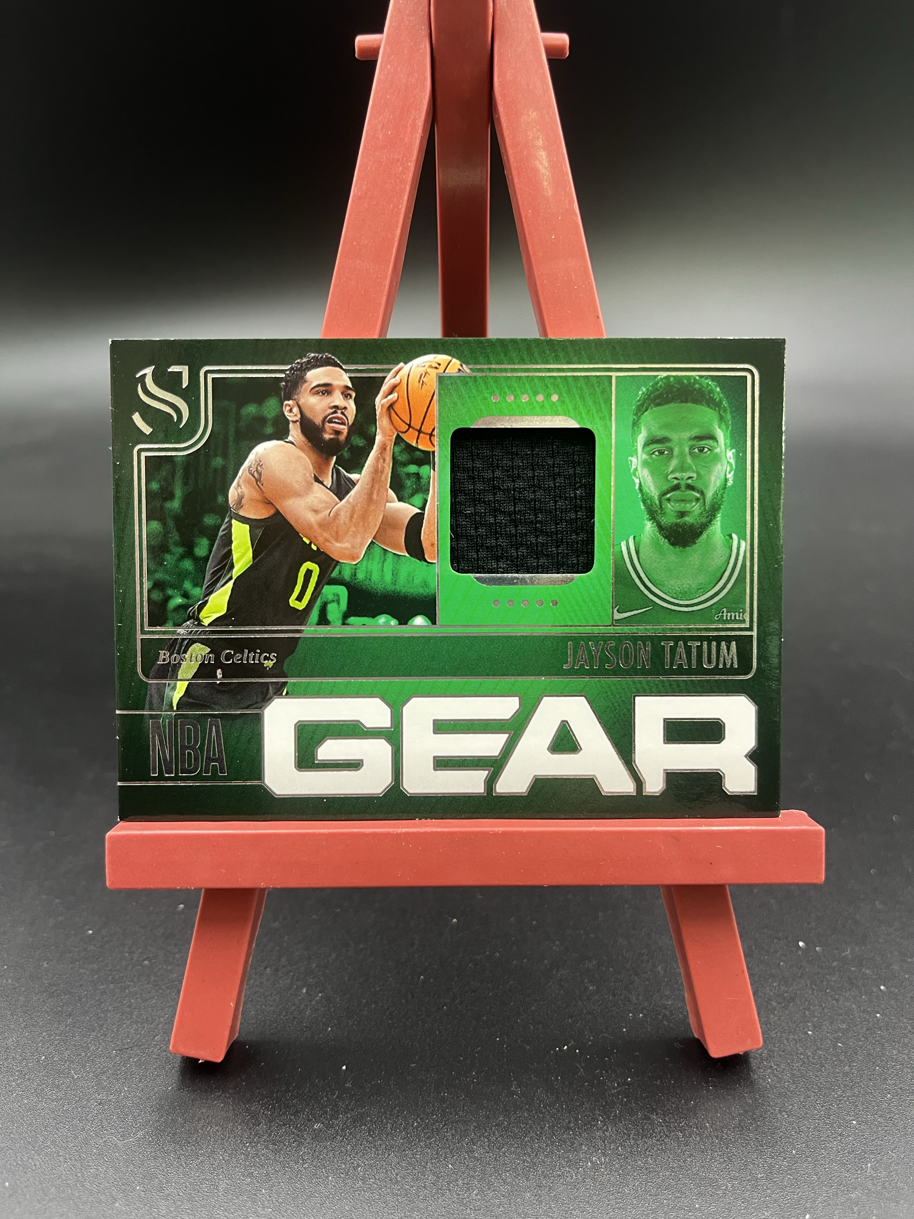 2024-25 Panini Silhouette Jayson Tatum 剪影 杰森 塔图姆 獭兔 凯尔特人 球衣物料切割 GU亲穿落场 GEAR 卡品如图【优质物料专场】04WZ